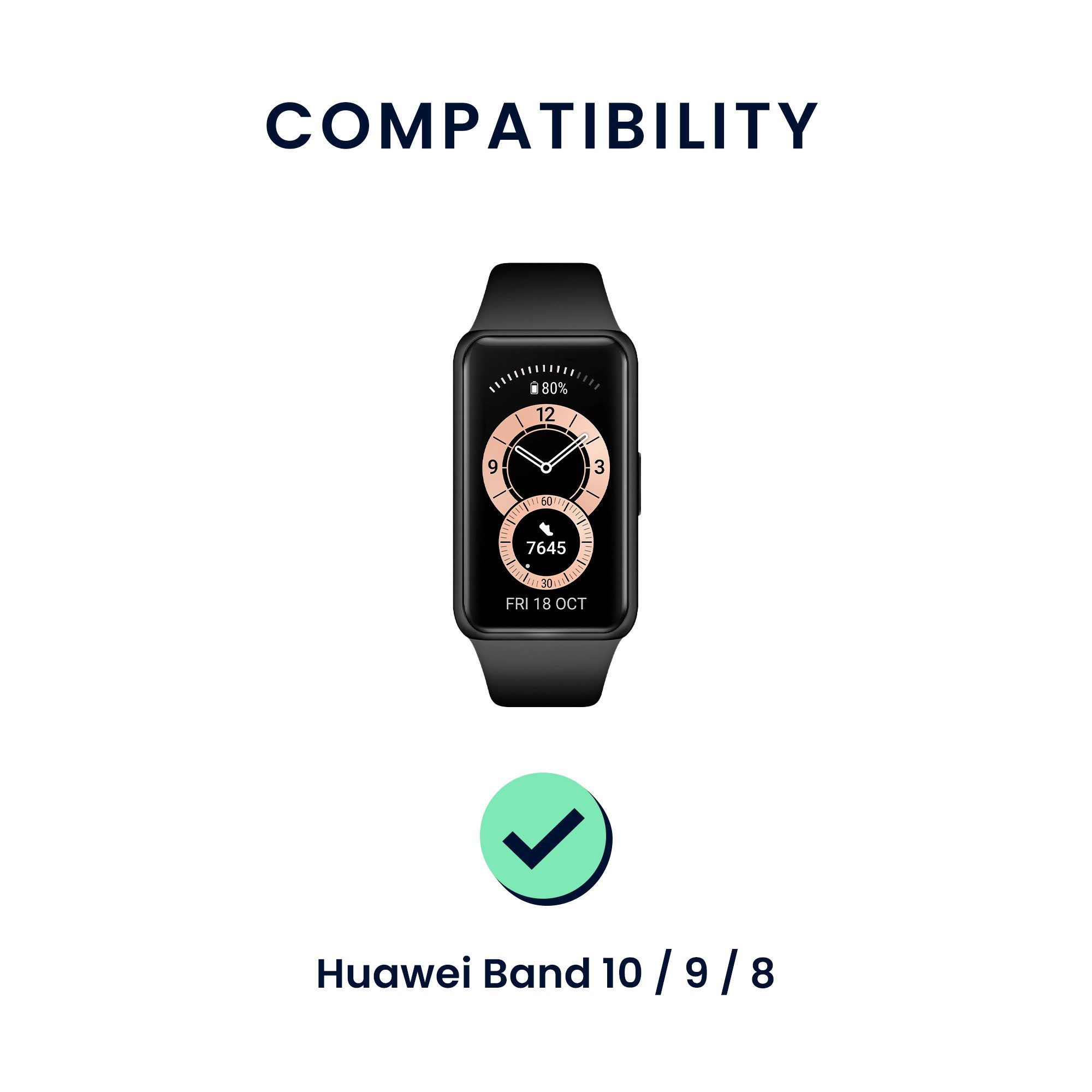 kwmobile Smartwatch-Armband 2x Sportarmband für Huawei günstig online kaufen