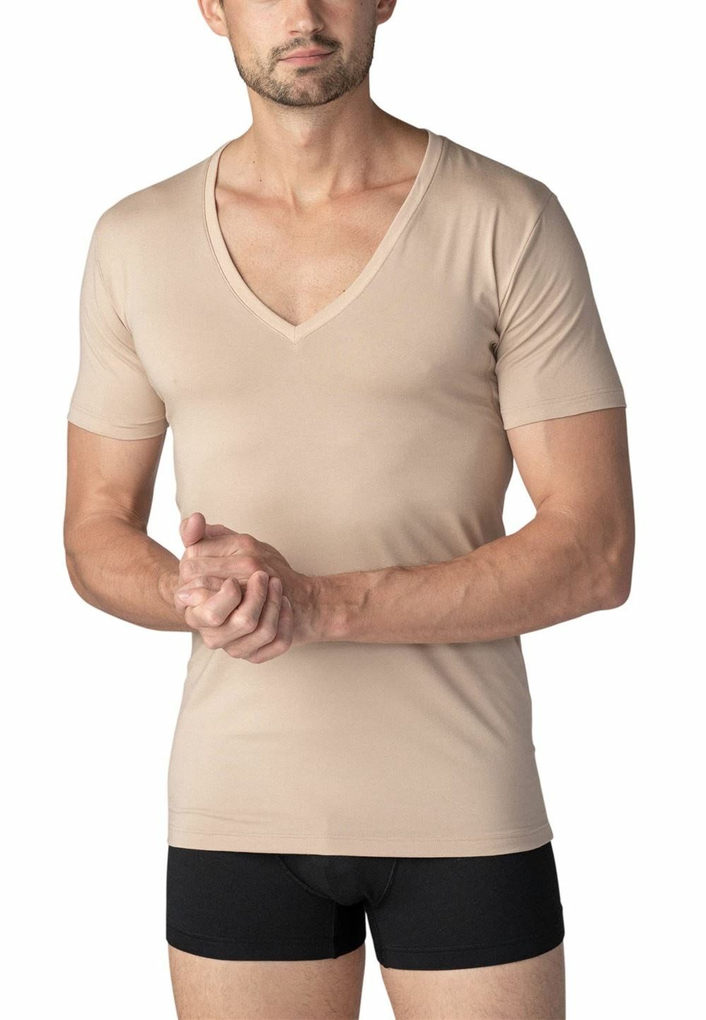 Mey T-Shirt V-Kragen T-Shirt für Herren (1-tlg., keine Angabe)
