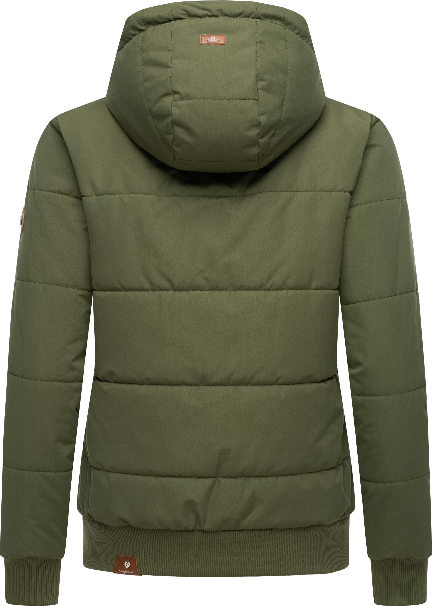 Ragwear Steppjacke Nuggys Solid stylische und taillierte Winterjacke