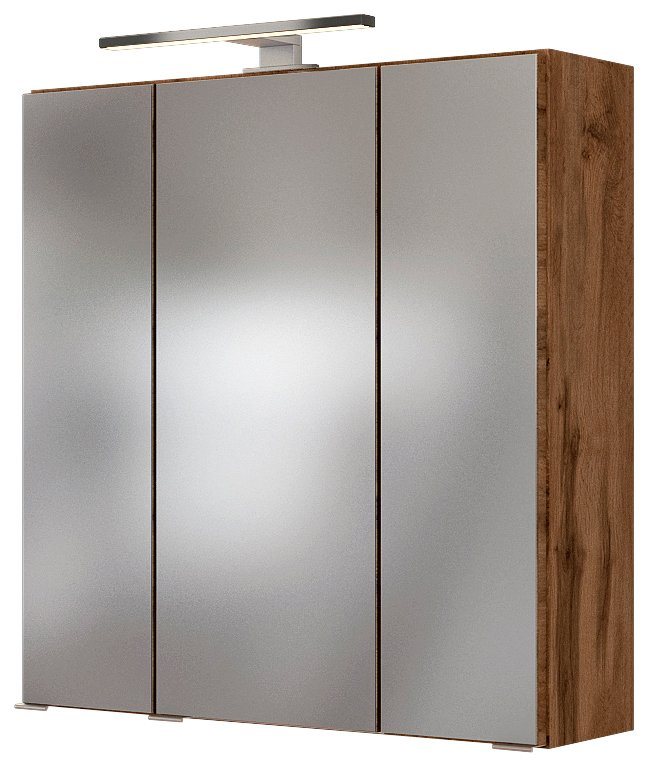 HELD MÖBEL Spiegelschrank Baabe Breite 60 cm, mit 3D-Effekt, dank 3  Spiegeltüren