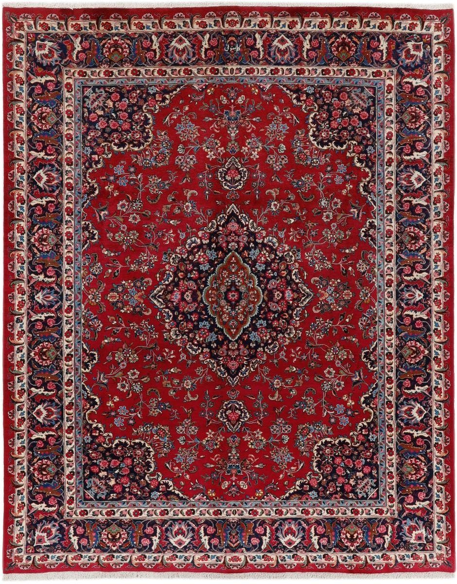 Orientteppich Mashhad 298x379 Handgeknüpfter Orientteppich / Perserteppich, Nain Trading, rechteckig, Höhe: 12 mm