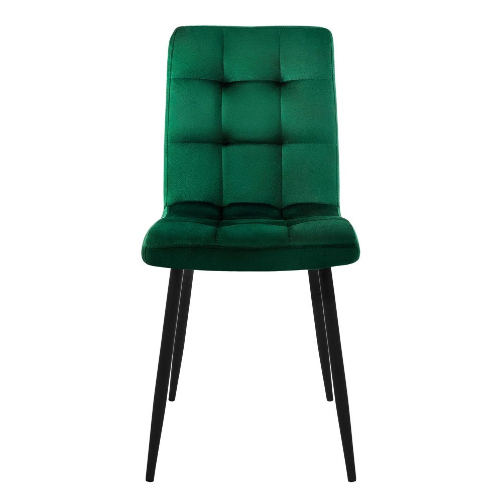 ML-DESIGN Stuhl Esszimmerstuhl mit Rückenlehne, Polsterstuhl mit Metallbein günstig online kaufen