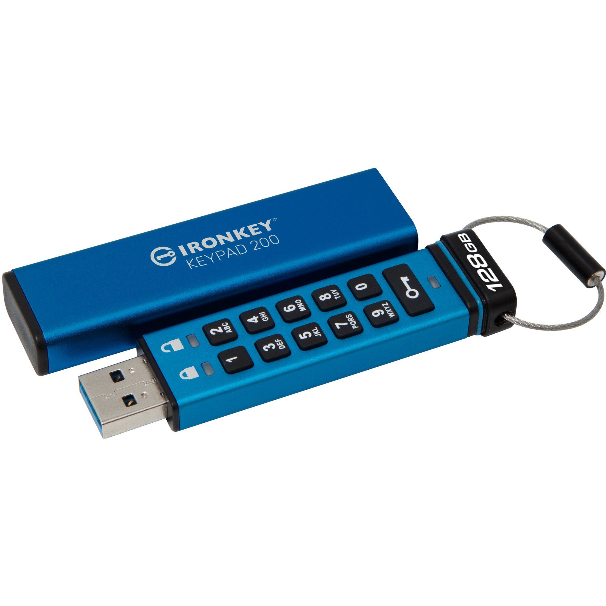 Kingston Kingston IronKey Keypad 200 128 GB, USB-Stick, USB-Stick