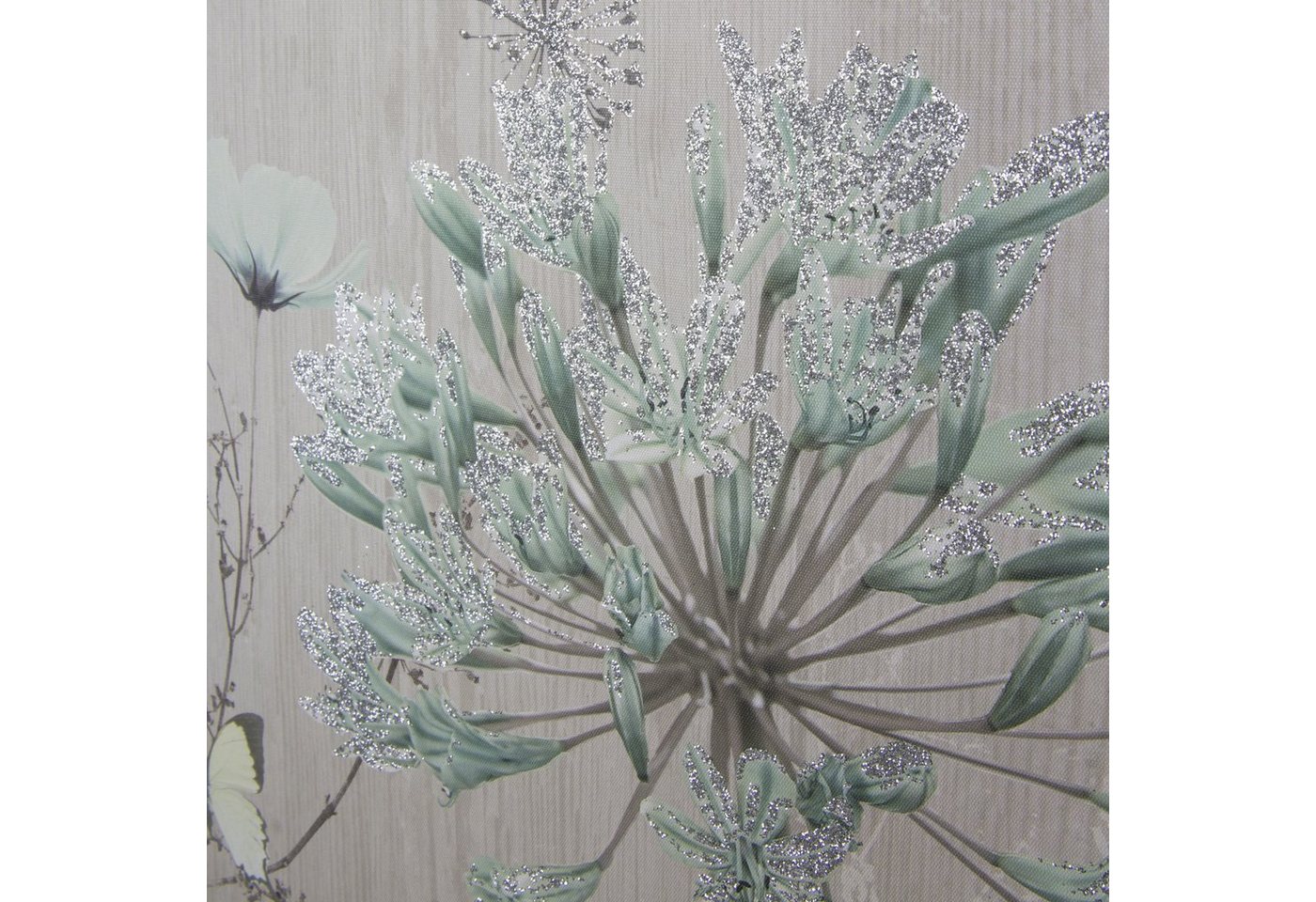 Art for the home Leinwandbild »Glitter Blumen«, (1 Stück)-HomeTrends