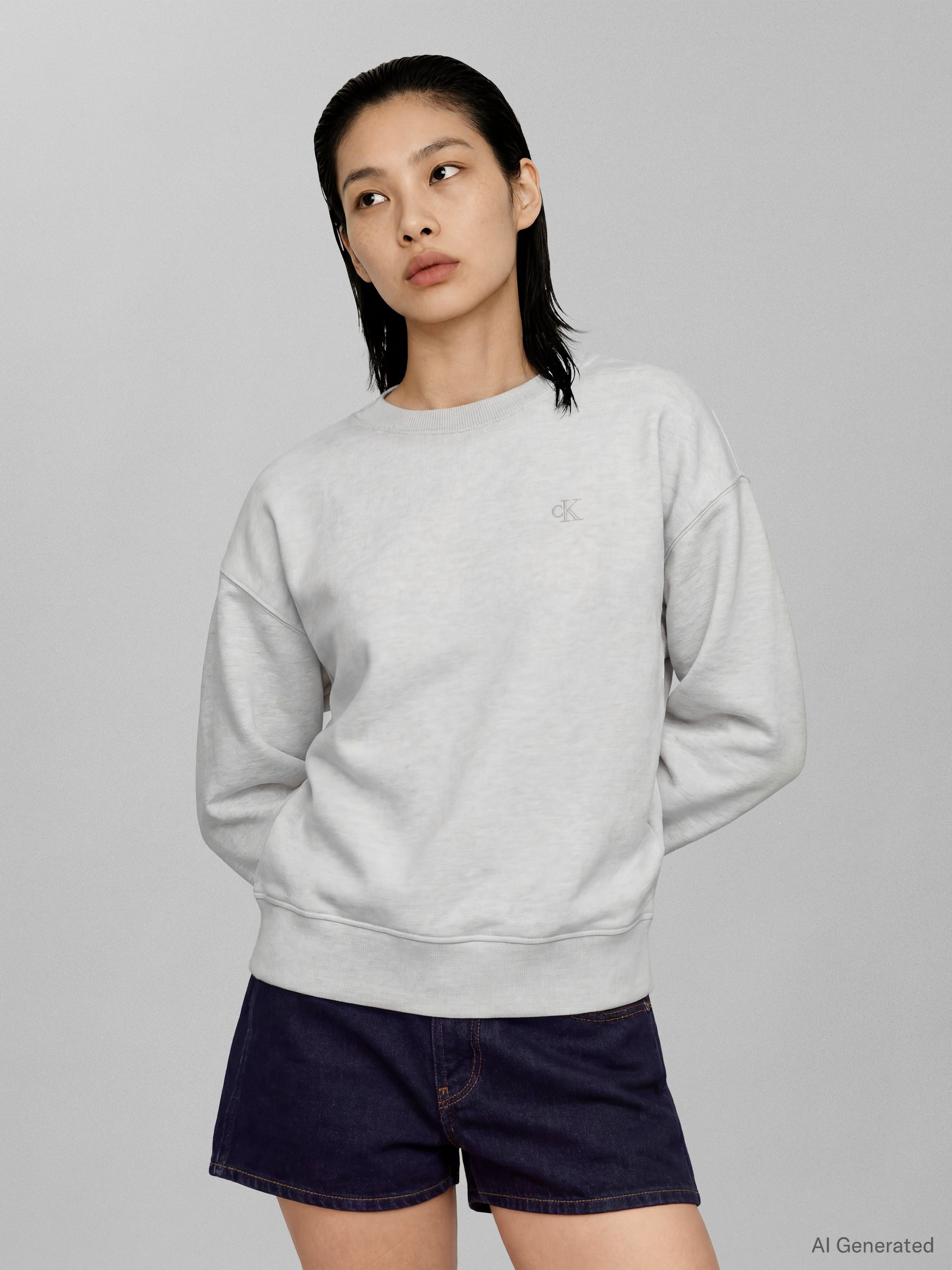 Calvin Klein Sweatshirt Relaxed fit mit Rundhalsausschnitt
