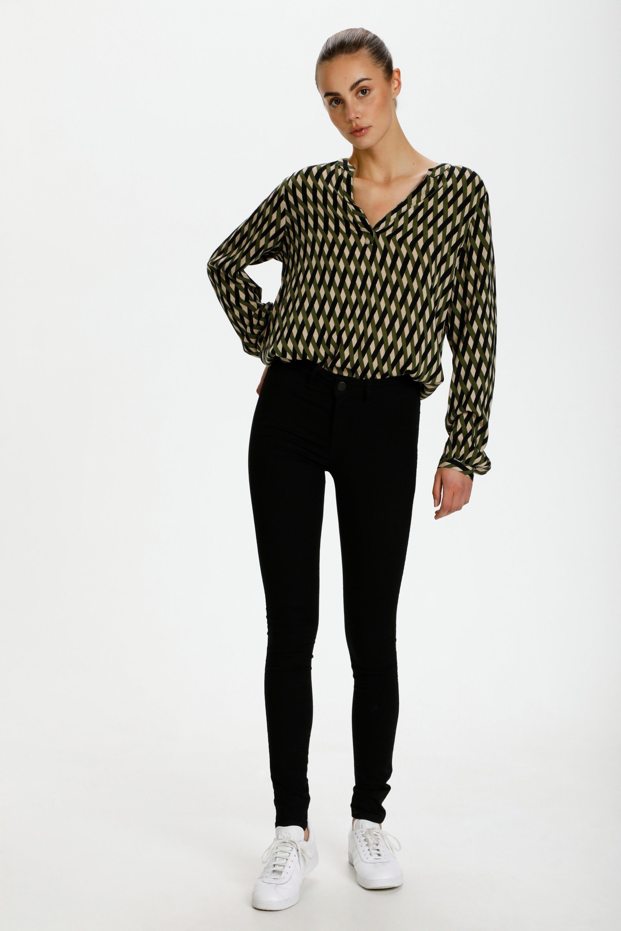 KAFFE Langarmbluse Langarm-Bluse KAjana günstig online kaufen