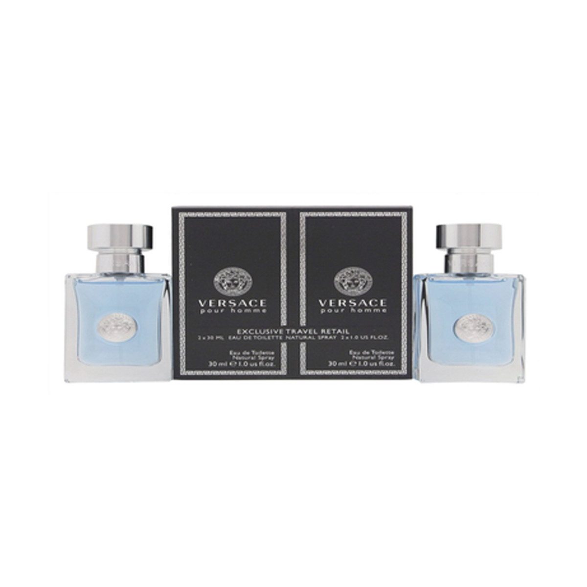 Versace Eau de Toilette VERSACE POUR HOMME EDT SPRAY DUO SET 2x 30ML
