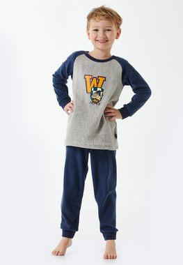 Schiesser Pyjama "Rat Henry" (2 tlg) mit großem "W" im College-Look