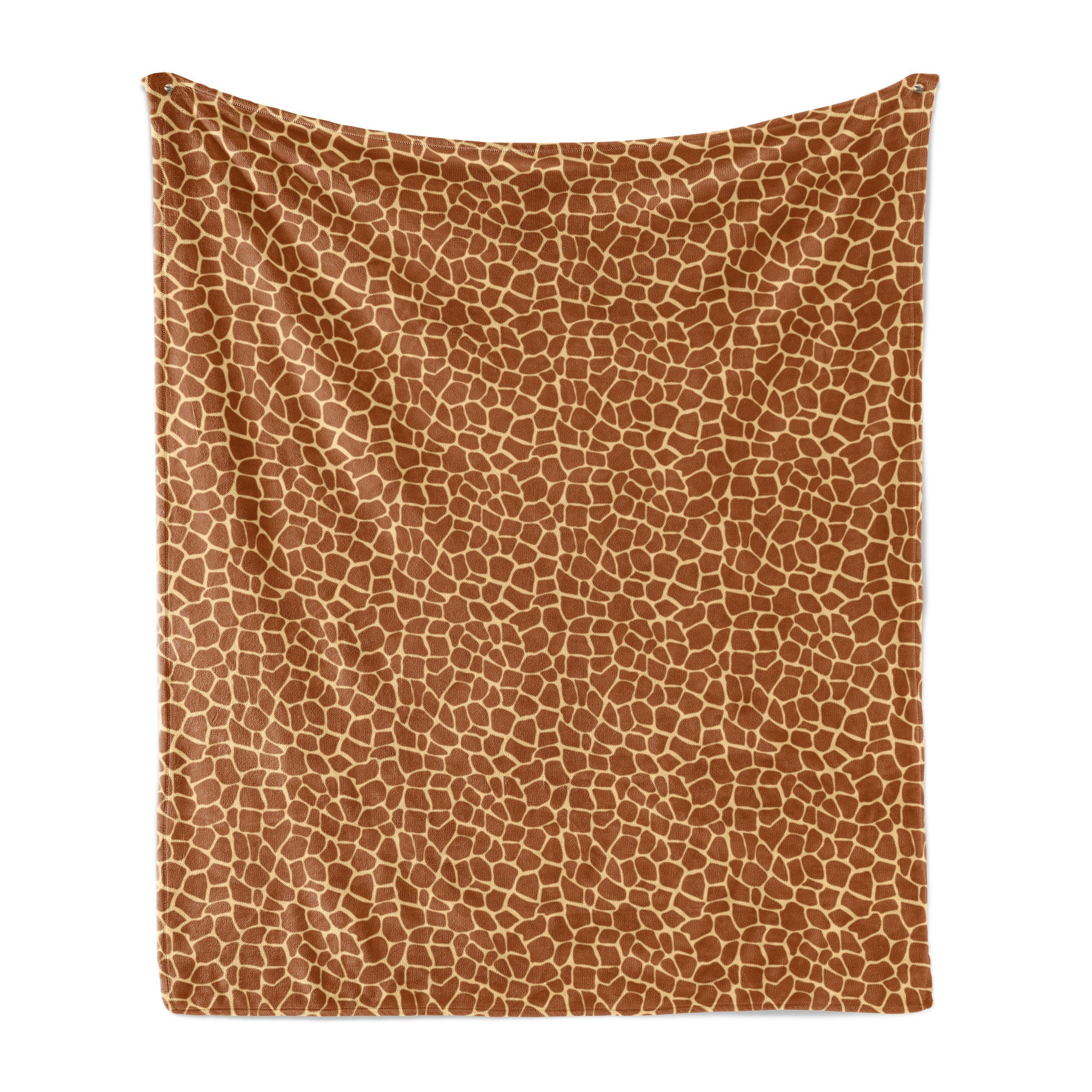 den Giraffe-Haut-Druck Wohndecke Außenbereich, für Giraffe Abakuhaus, Gemütlicher und Innen- Plüsch