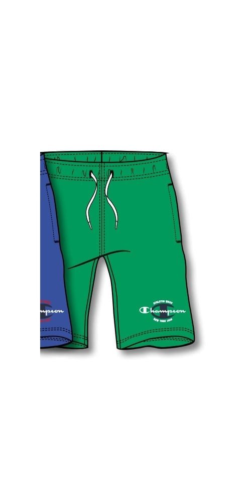 Bermudas Freizeithose (Baumwolle) mit Graphic Print kurz grün Jungen