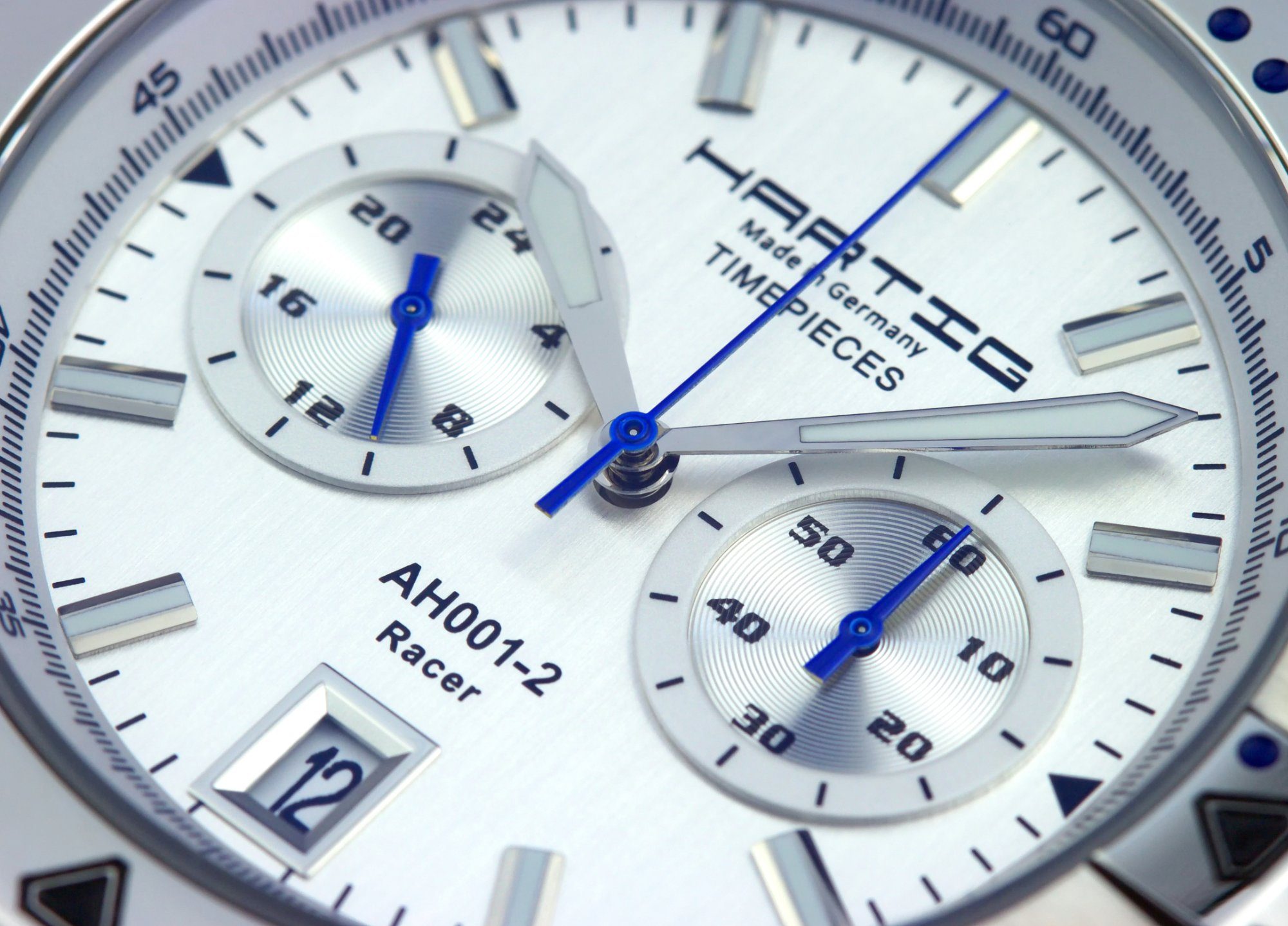 AH001-2 Mechanische Timepieces white Uhr Hartig