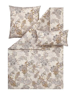 Bettwäsche Estella Satin de Luxe Bettwäsche DD 135x200 Charlotte Paisley creme, Estella, Satin, 2 teilig