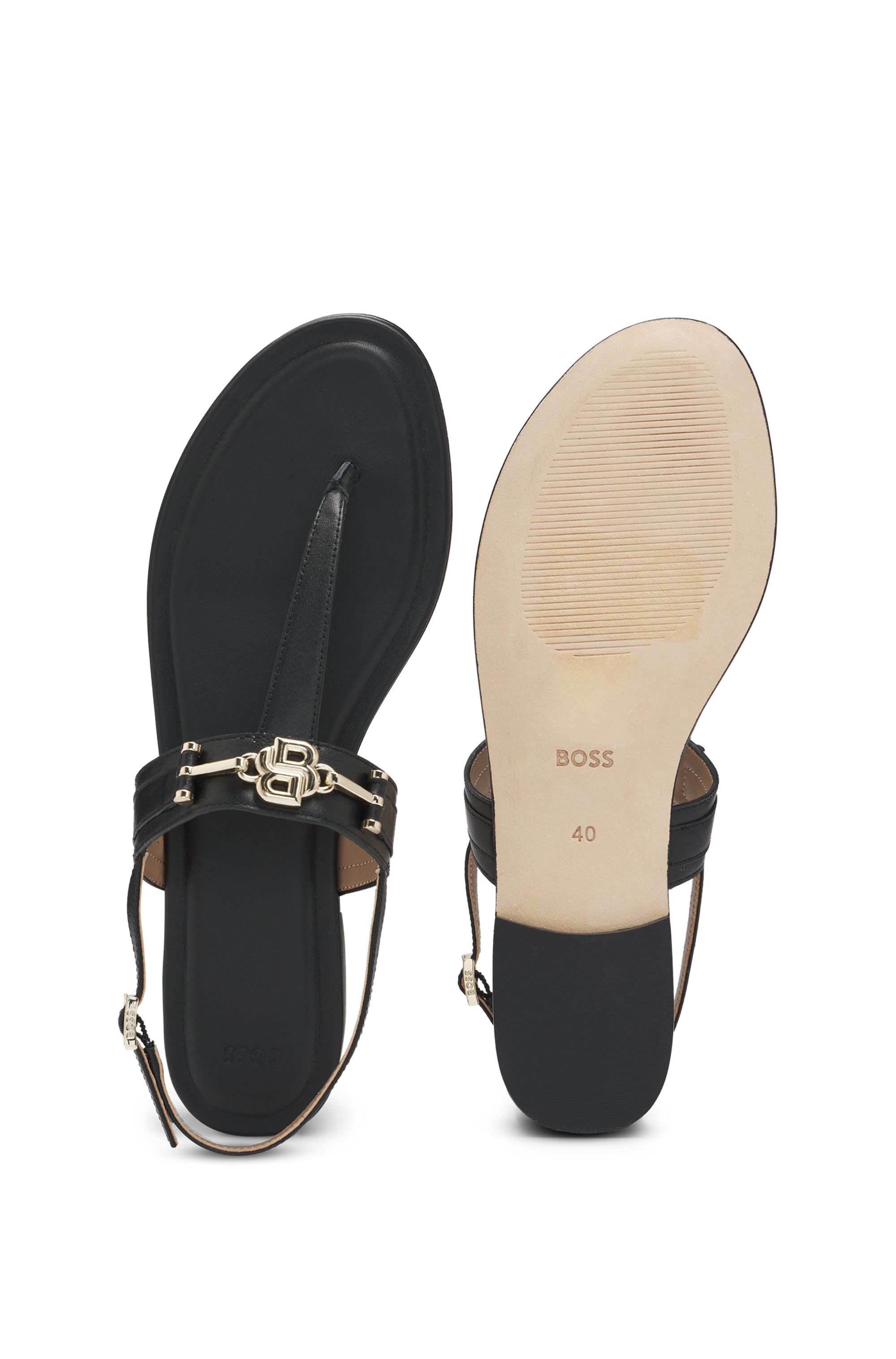 BOSS Emberlyn_Thng10 Riemchensandale Zehentrenner, Dianette, Sommerschuh günstig online kaufen