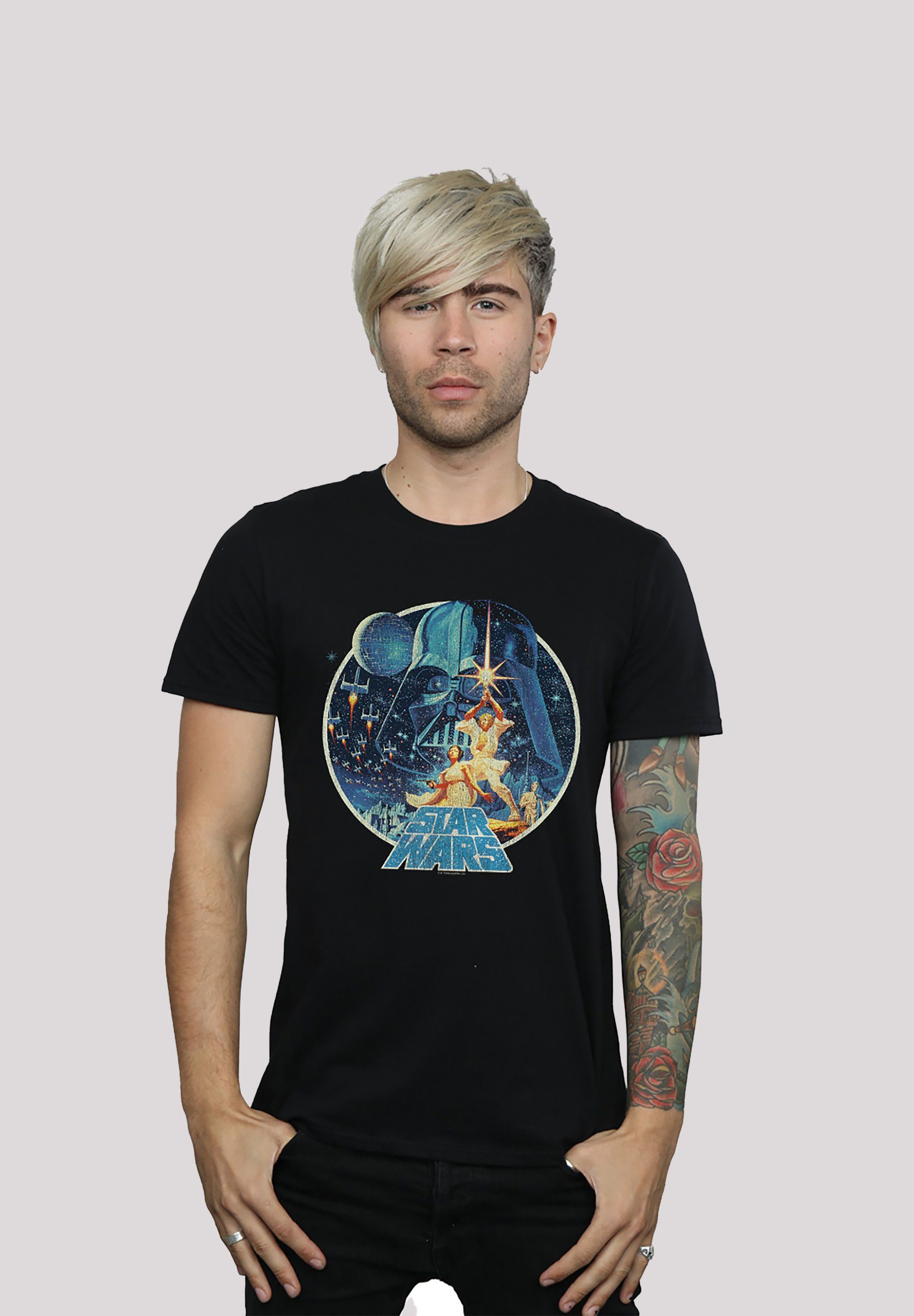 F4NT4STIC T-Shirt Star Wars mit Print, Sehr der Victory Baumwollstoff Sterne Tragekomfort weicher Krieg hohem Premium Vintage 