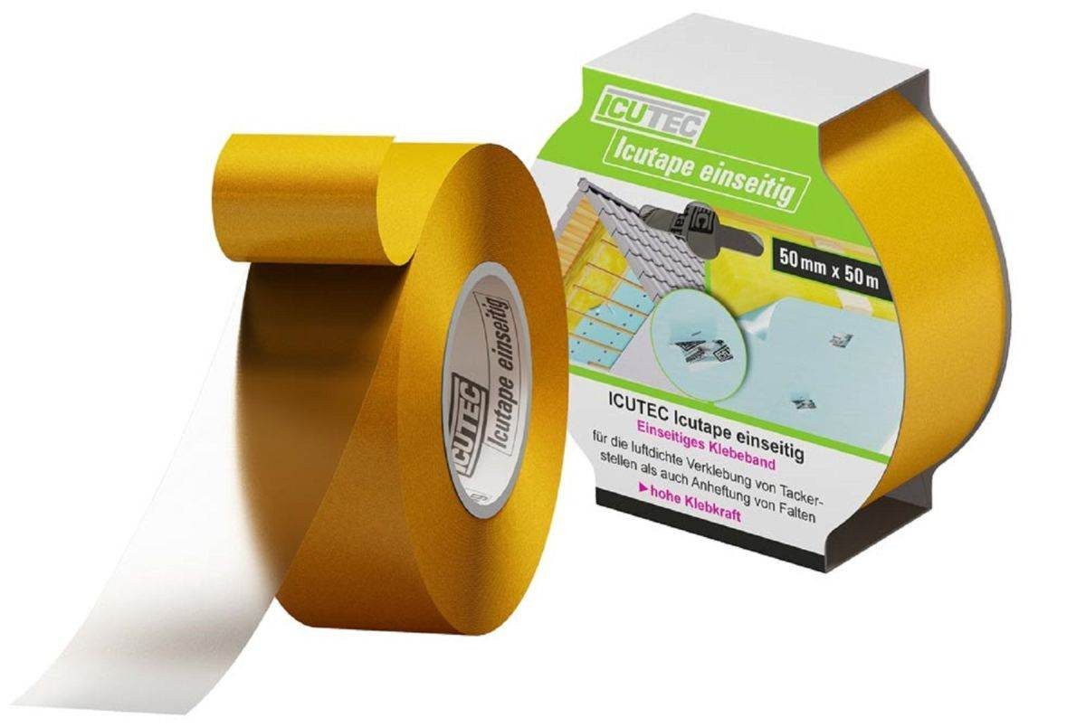 Klebeband 033 3026 Icutape Klebeband einseitig, 50 mm x 50 m, hohe Klebekraft, l