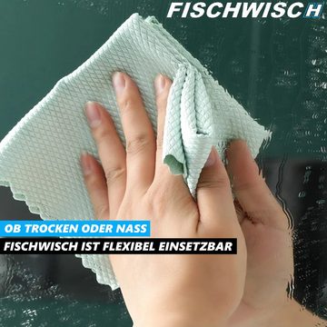 MAVURA Spültuch FISCHWISCH Fischschuppen Tuch Haushaltstuch Putztuch Putzlappen, Mikrofaser Reinigungstuch Glas