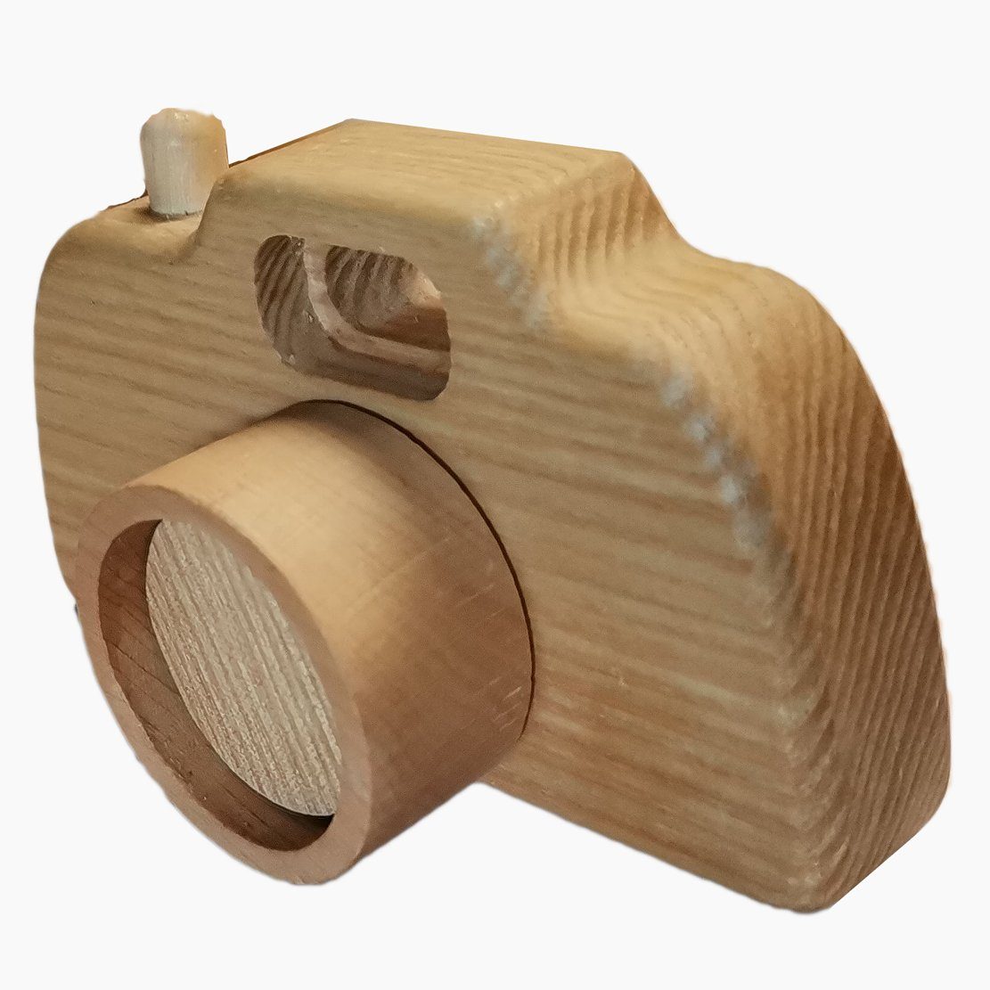 Lotes Toys Spielzeug-Kamera Holz Spiel-Kamera R, (packung, 1-tlg., spar set), Fotografen können durch die drehbare Linse fokussieren
