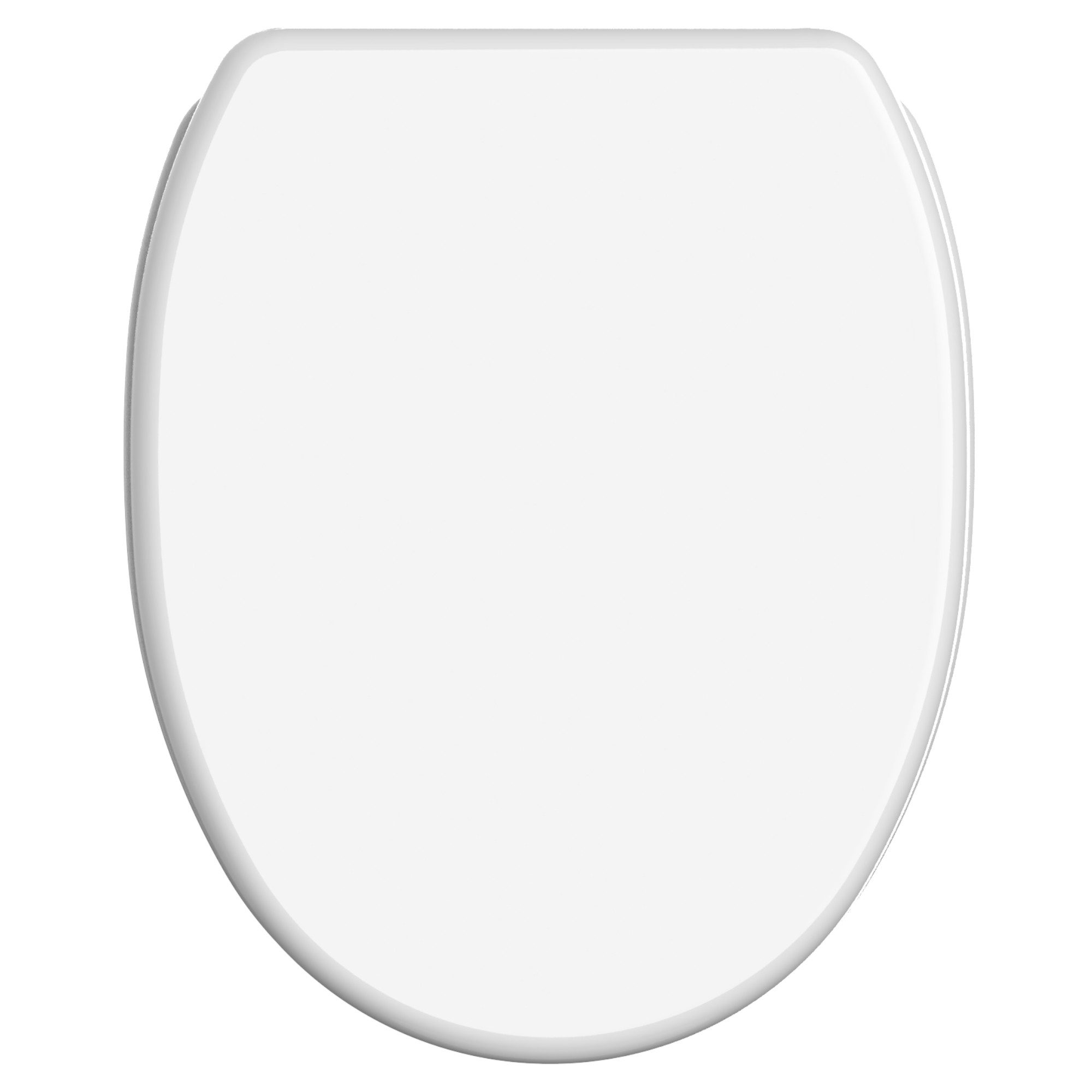 Sanilo WC-Sitz Weiß mit Absenkautomatik & Quick Release, Premium Toilettendeckel, abnehmbar, leichte Montage von oben