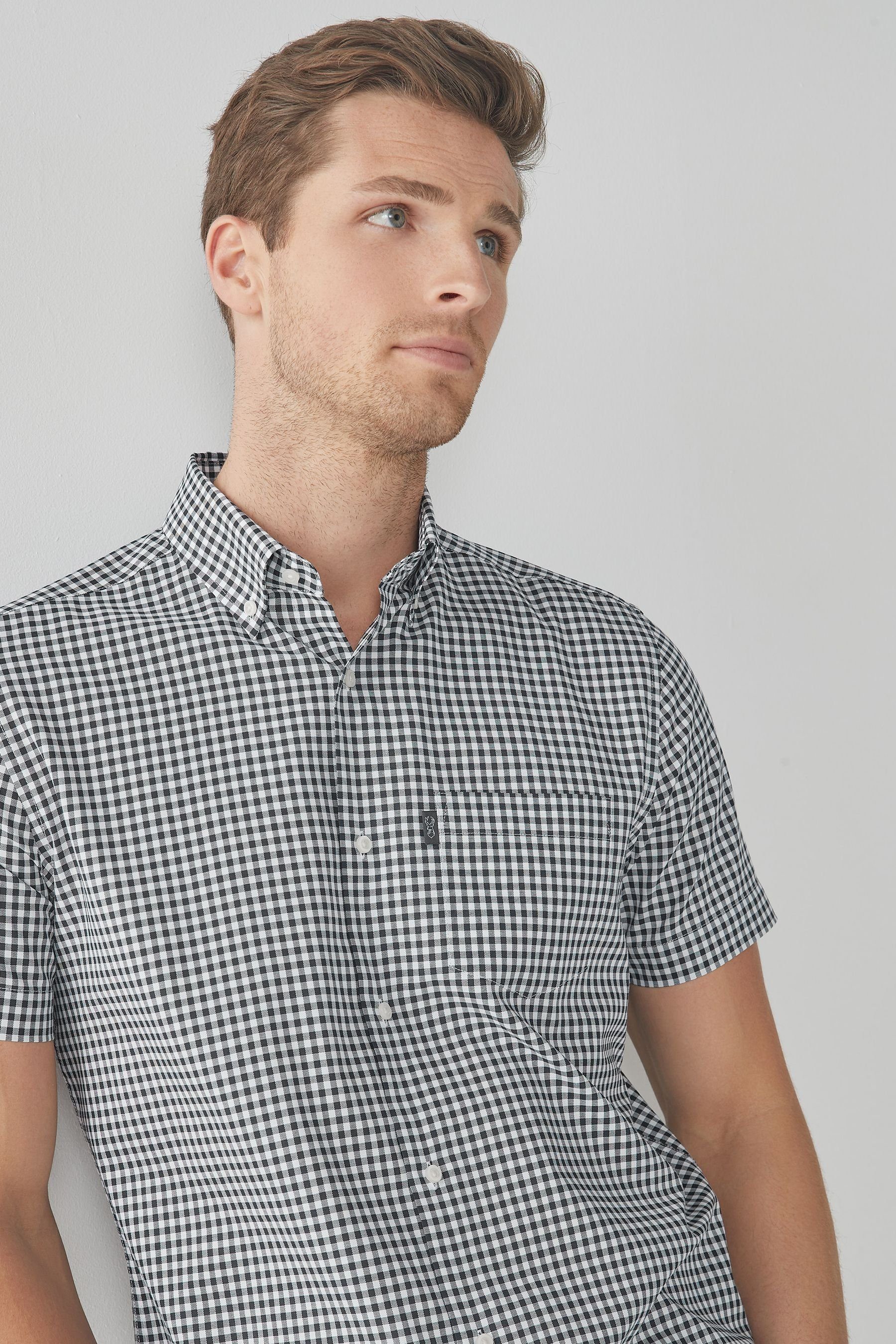 Next Businesshemd Pflegeleichtes Button-Down-Oxford-Hemd (1-tlg) günstig online kaufen
