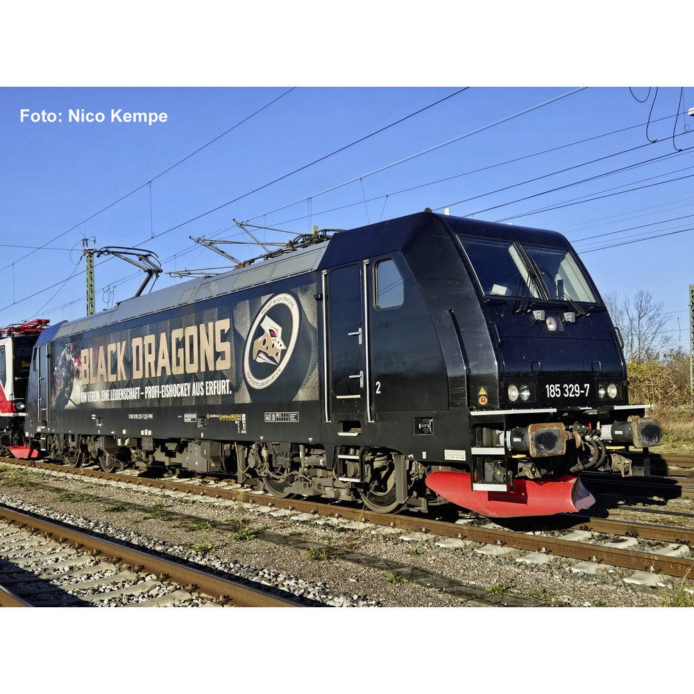 PIKO Diesellokomotive PIKO 57877 H0 E-Lok 185 329 Black Dragons VI