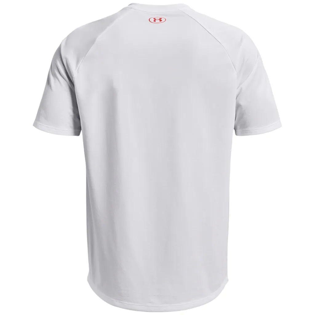 T-Shirt Weiß - Kurzarm Fade Armour® T-shirt Under TECH Funktionsshirt Herren
