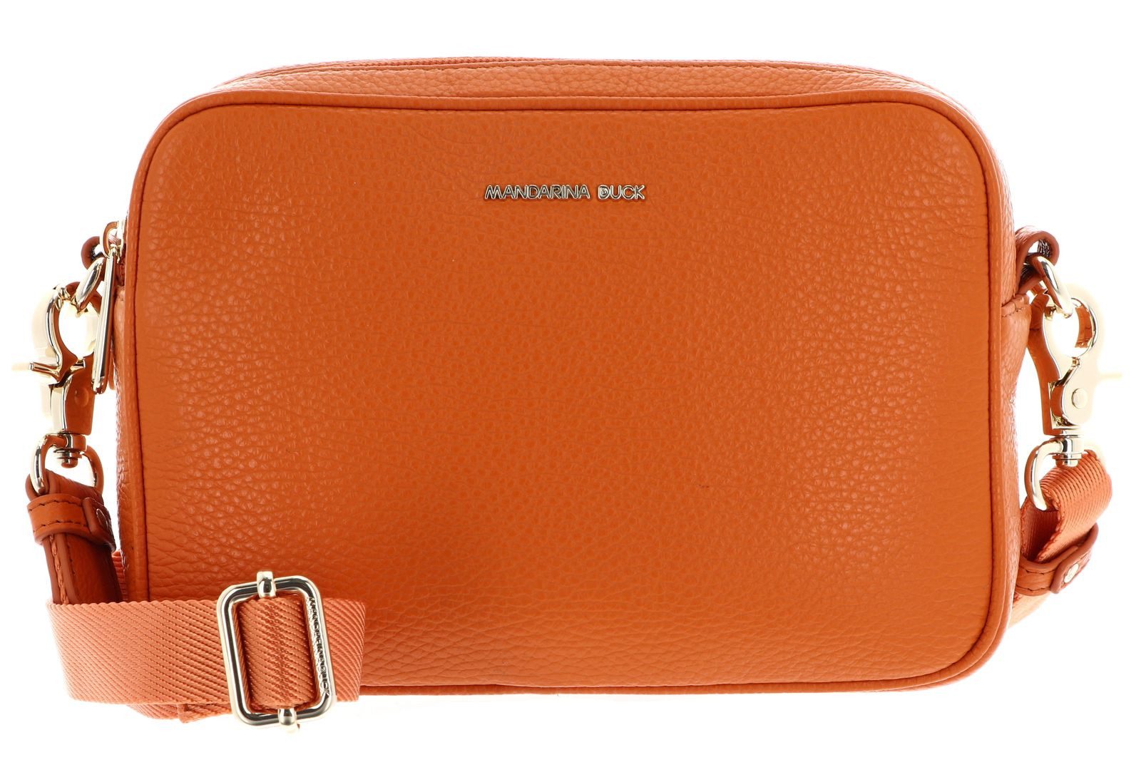 Mandarina Duck Umhängetasche Crossbody Camera Bag, aus echtem Kalbsleder