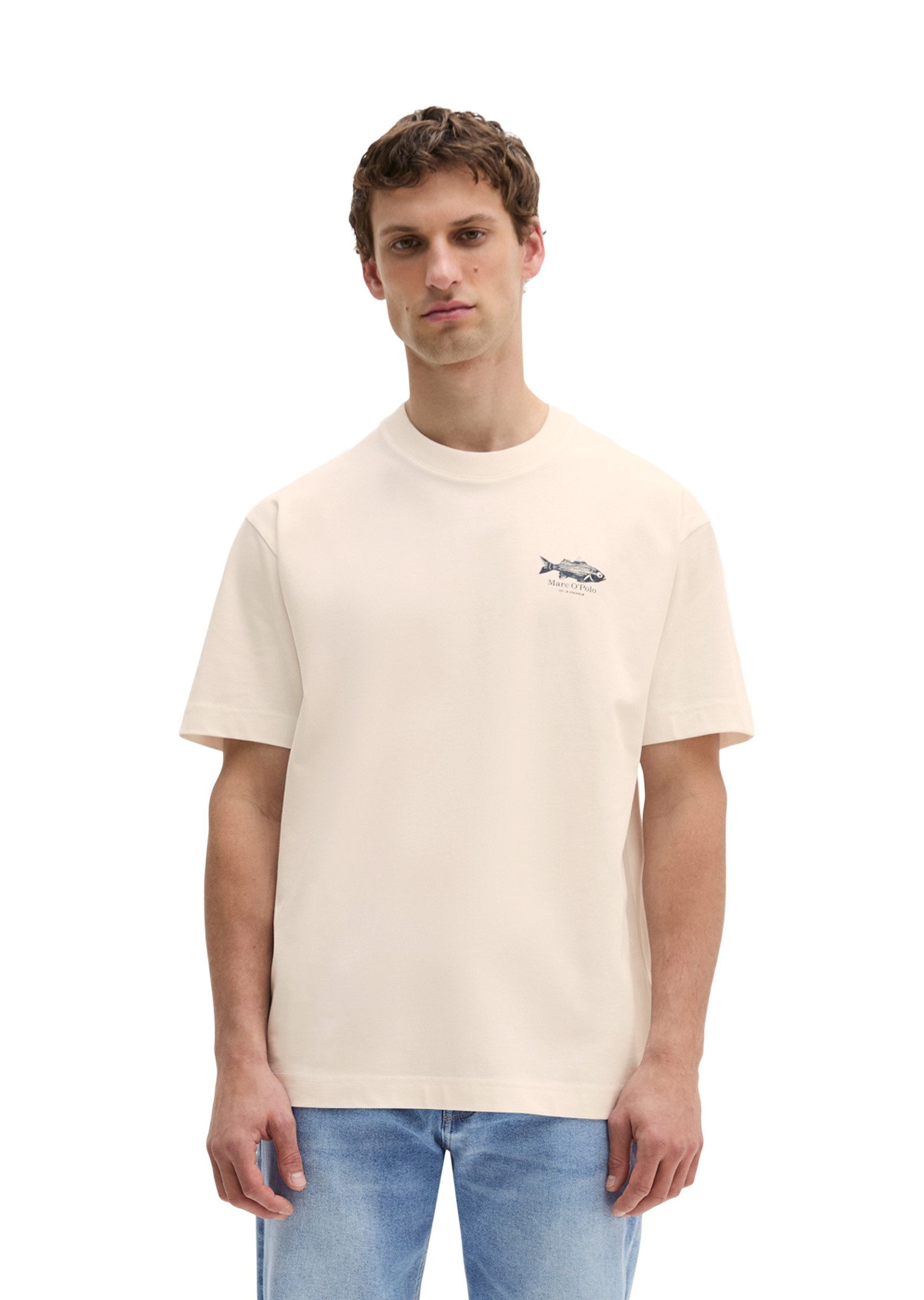 Marc O'Polo T-Shirt mit maritimem Rückenprint