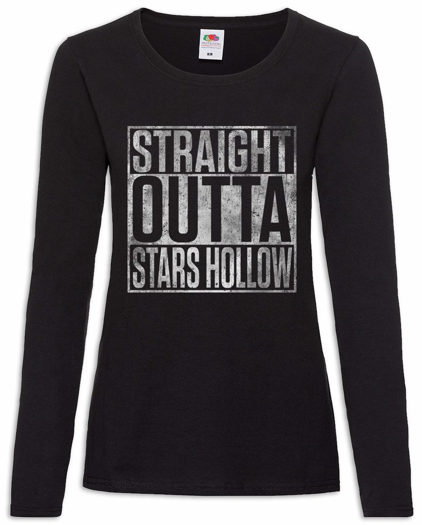 Langarmshirt Straight Outta Stars Hollow Damen Langarmshirt Lorelai Gilmore Rory