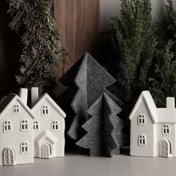 Storefactory Scandinavia Christbaumschmuck Storefactory Dekorationshaus BYN Nr. 10 Keramik weiß