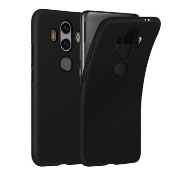 CoolGadget Handyhülle Black Series Handy Hülle für Huawei Mate 10 Pro 6 Zoll, Edle Silikon Schlicht Robust Schutzhülle für Huawei Mate 10 Pro Hülle