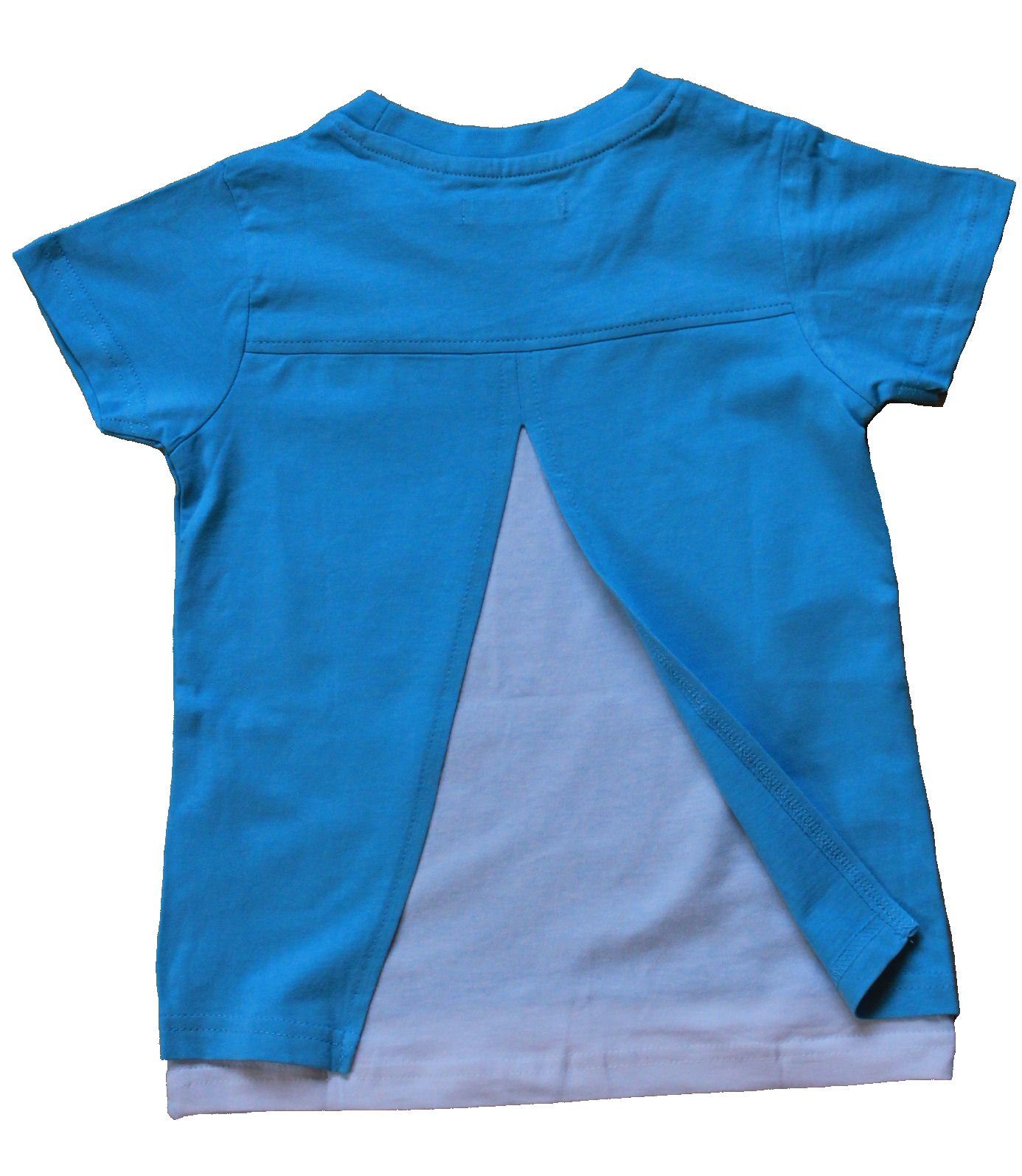 T-Shirt Ballet Blue T-Shirt Blue türkis (1-tlg) Dance Seven Mädchen Seven