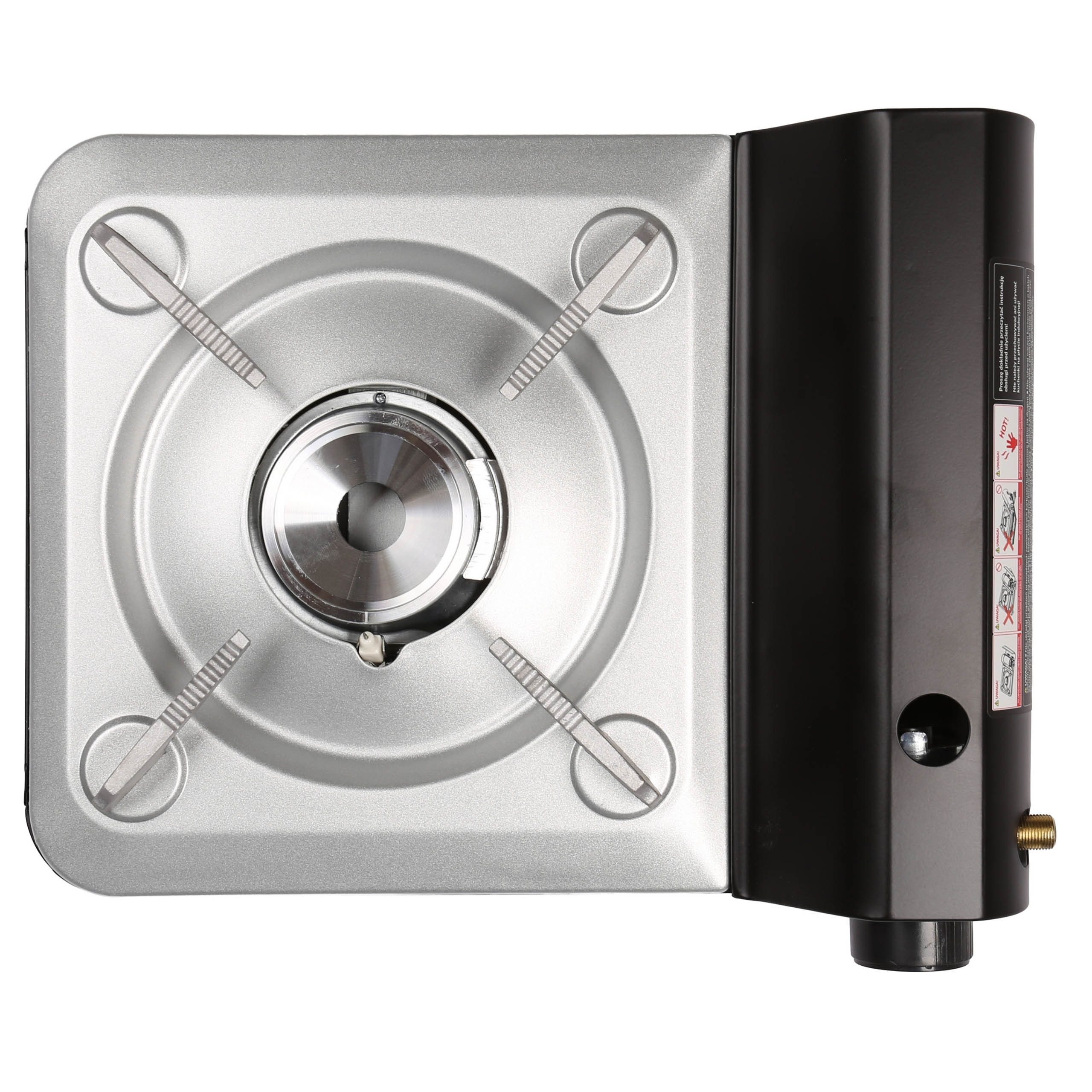 Sarcia.eu Taschenkocher 2in1 Gaskocher für Kartuschen und Gasflaschen, 3,5 kW mit Koffer