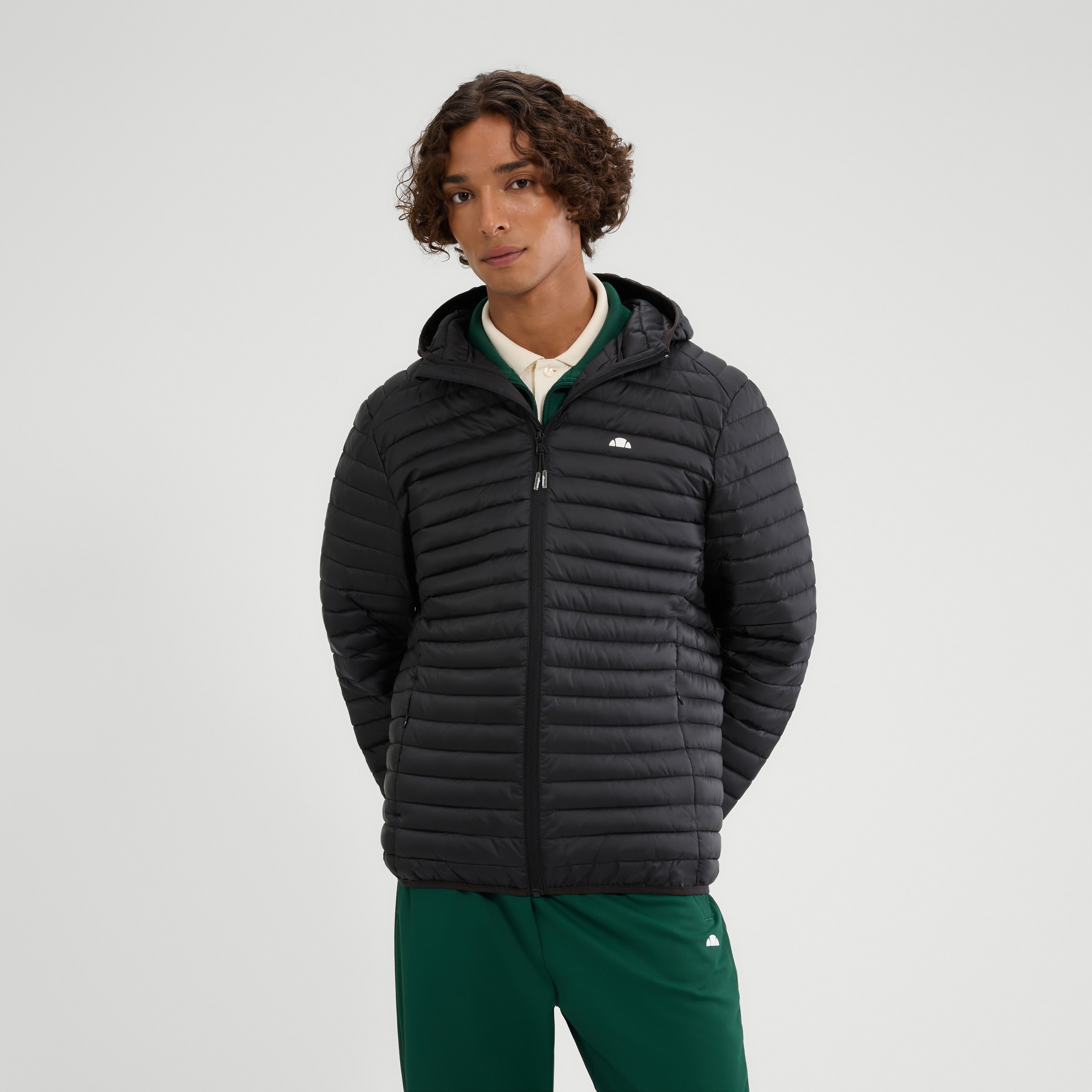 Ellesse Steppjacke für Erwachsene, sportlicher Stil, aus Polyester, leichtes Material