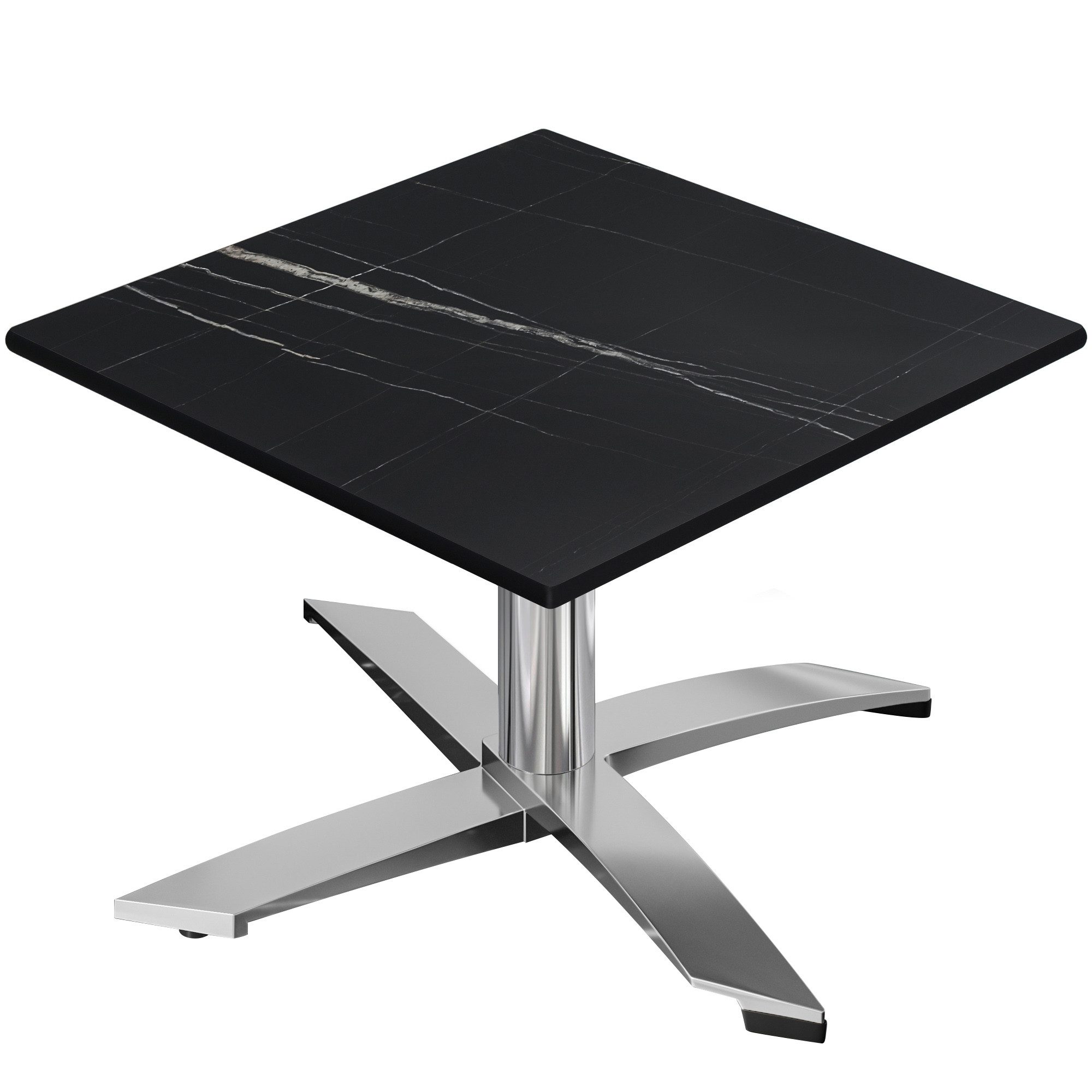 Schwarz Marmor | Edelstahl | Schwarz Marmor