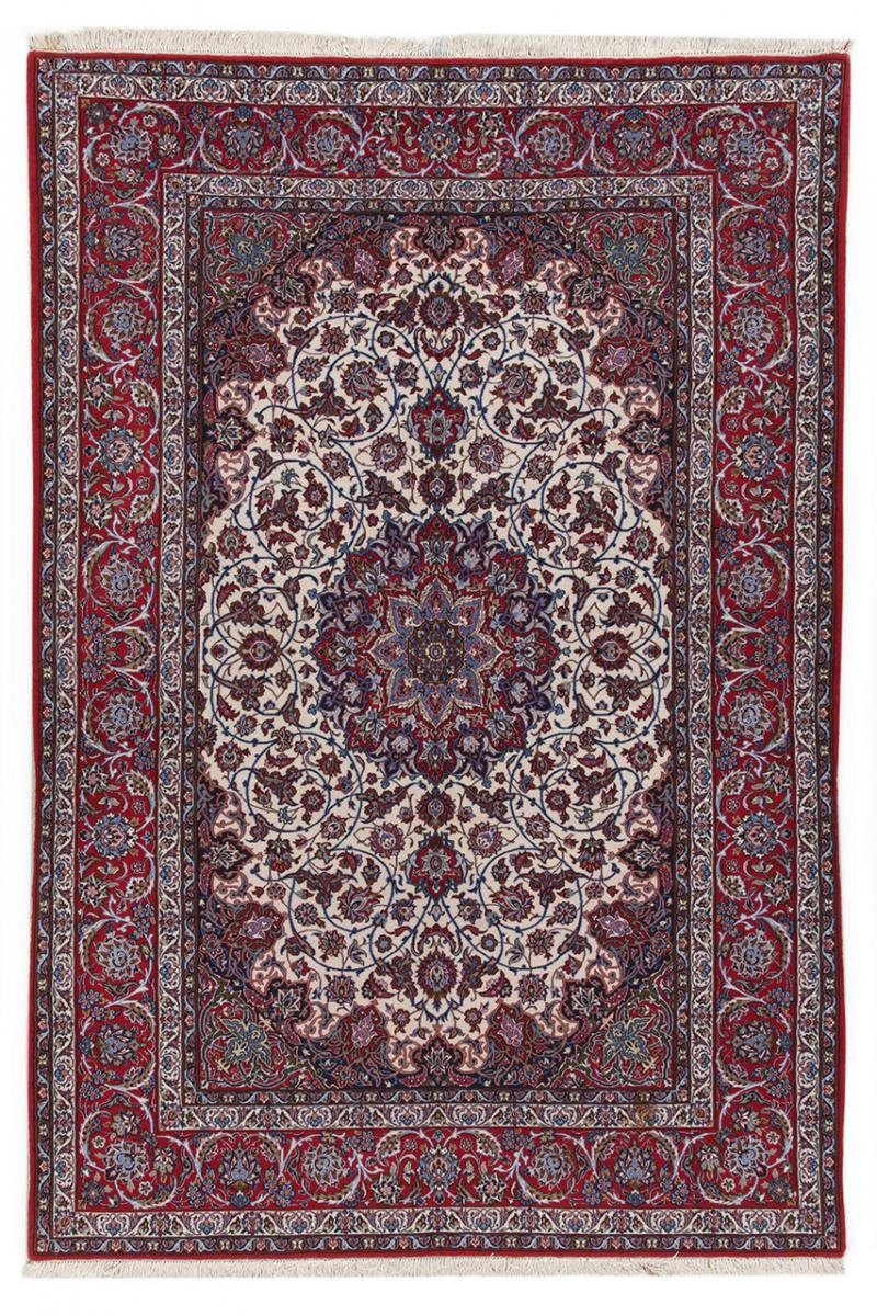 Höhe: Trading, mm Orientteppich, Seidenkette Nain 159x229 6 Isfahan rechteckig, Orientteppich Handgeknüpfter