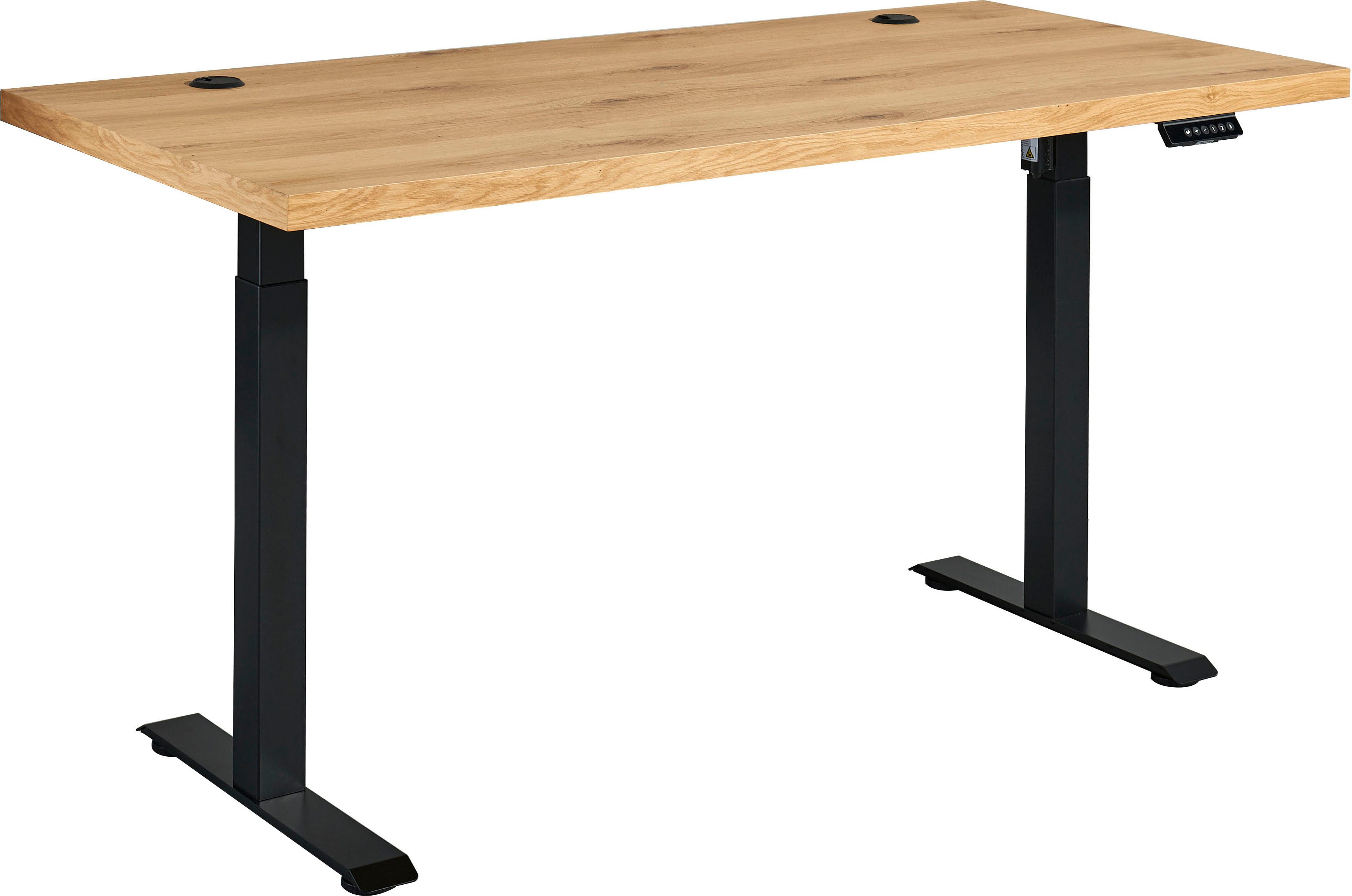 BEGA OFFICE Schreibtisch (2-St), Breite 160 cm, höhenverstellbar 72-116 cm
