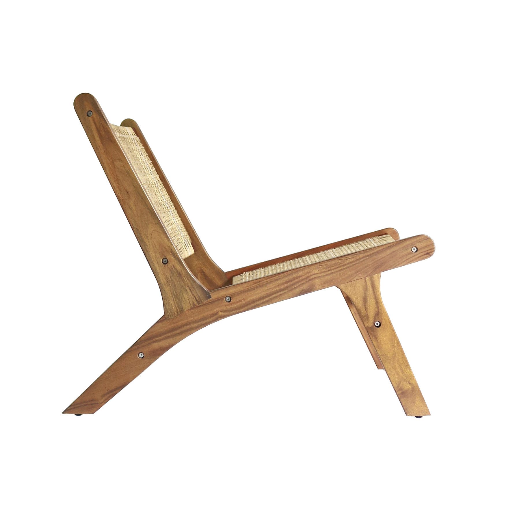 More2Home Gartensessel Lounge-Sessel PARIS, Teakholz/Polyrattan natur günstig online kaufen
