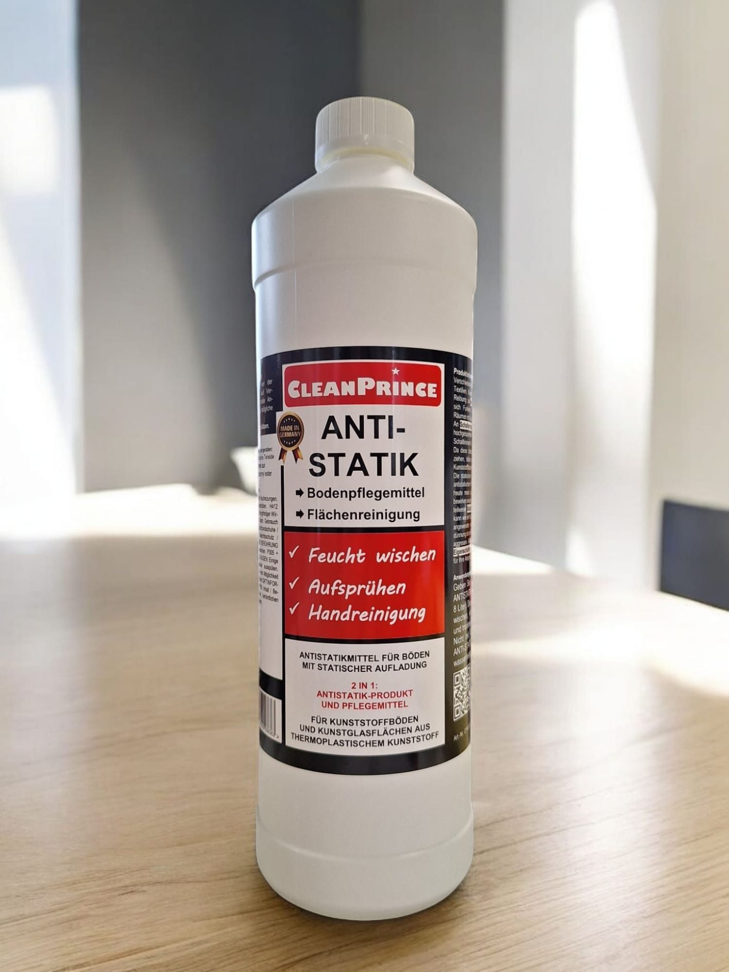 Anti Statik Reiniger bei statischer Aufladung, Flächen Reinigungskonzentrat