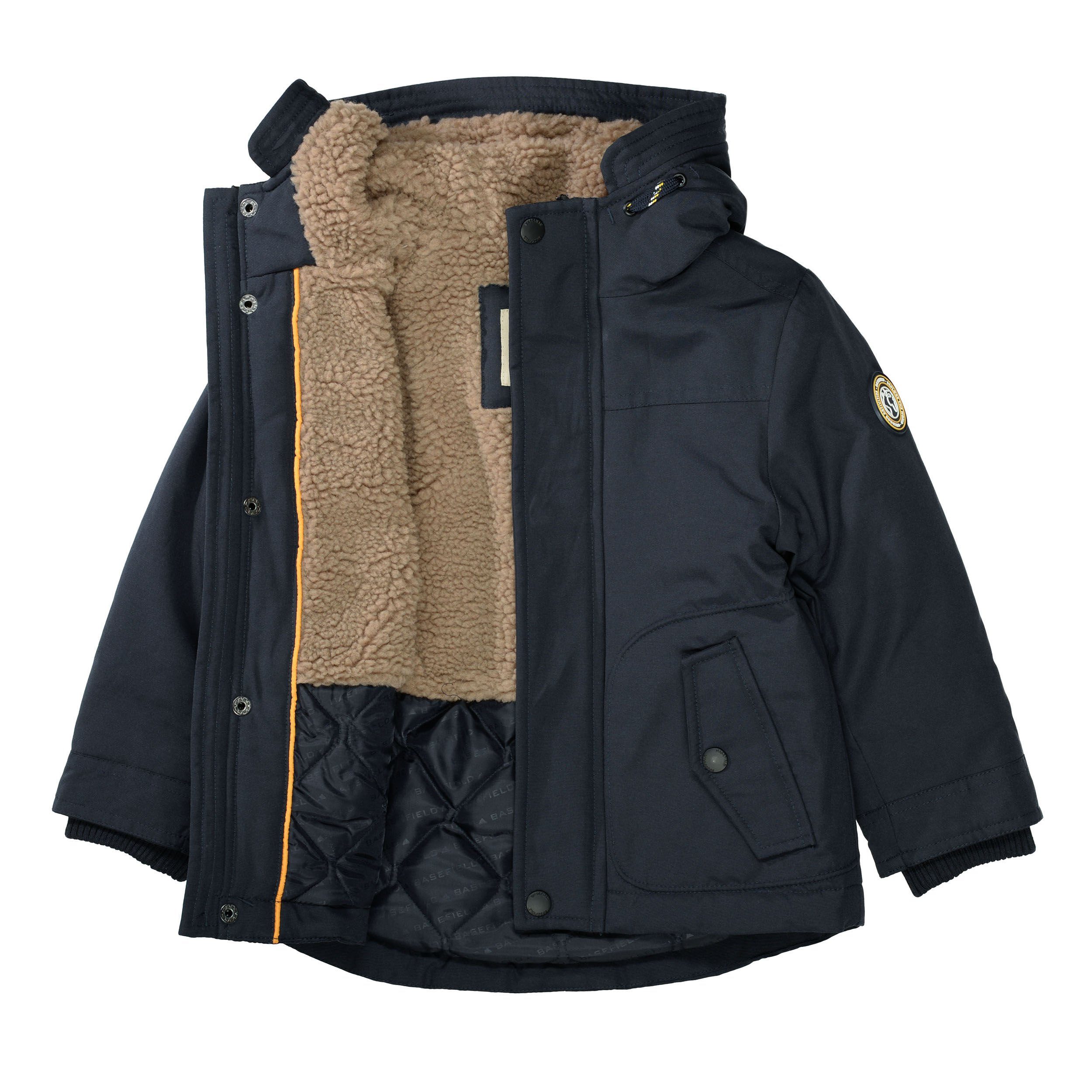 BASEFIELD Winterjacke Jacke mit reflektierenden Details