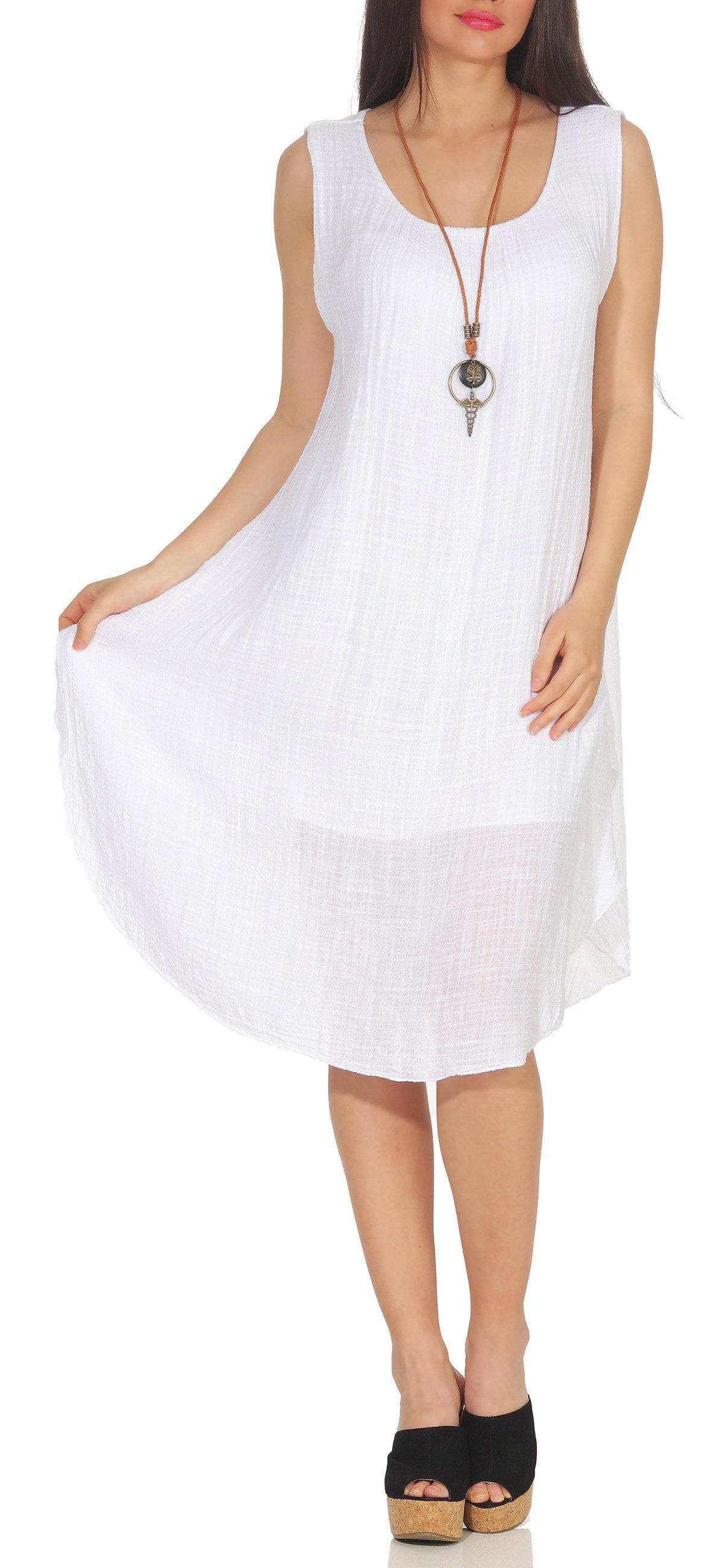 simaranda Trägerkleid 35 mit Kette Strandkleid günstig online kaufen