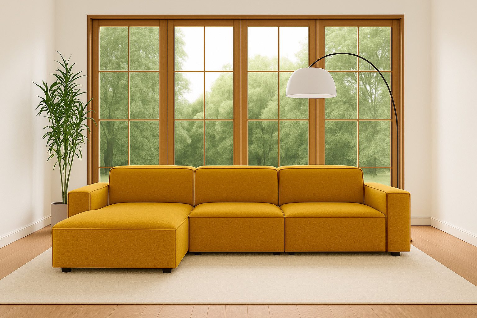 Kaiser Möbel Ecksofa Ecksofa Cursal L-Form – modular, modern, unvergleichlich bequem, Einzelsofa