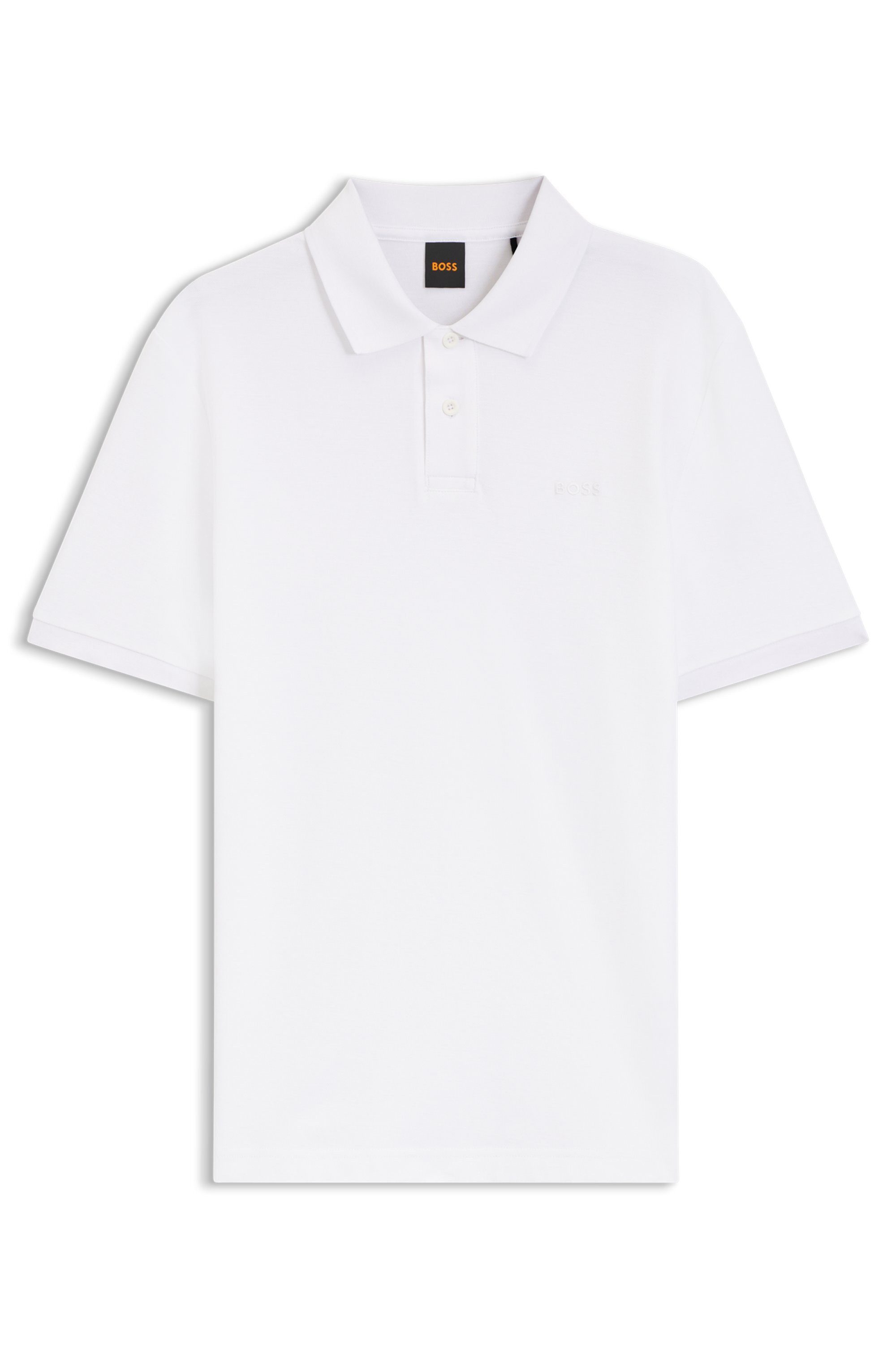 BOSS ORANGE Poloshirt Phoenix Regular Fit reine Baumwolle, Logostickerei – Bild 4 von 5