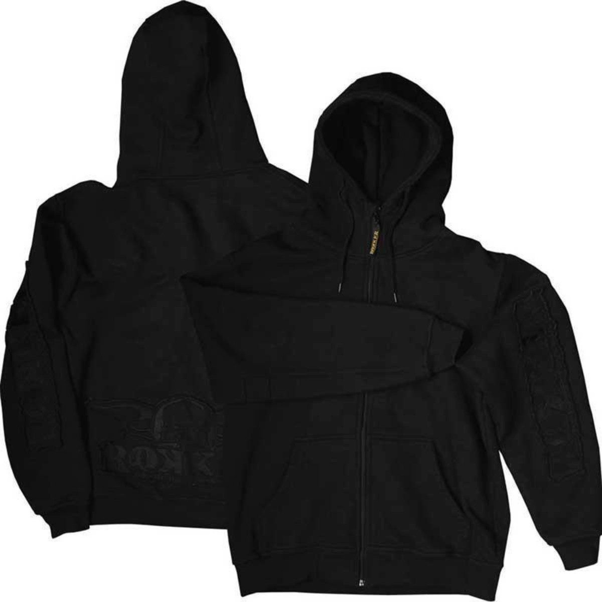 Rokker Hoodie Rokker Zip Hoodie Black L