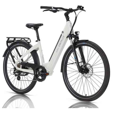 DERUIZ E-Bike Quartz 28 Zoll Ebike sale für Damen Herren, 644 Wh großer Kapazität, 8 Gang SHIMANO SHIMANO ALTUS 11-32T Schaltwerk, Kettenschaltung, Heckmotor, 644,00 Wh Baterrie, (mit Akku-Ladegerät, mit Werkzeug), 644Wh Batterien