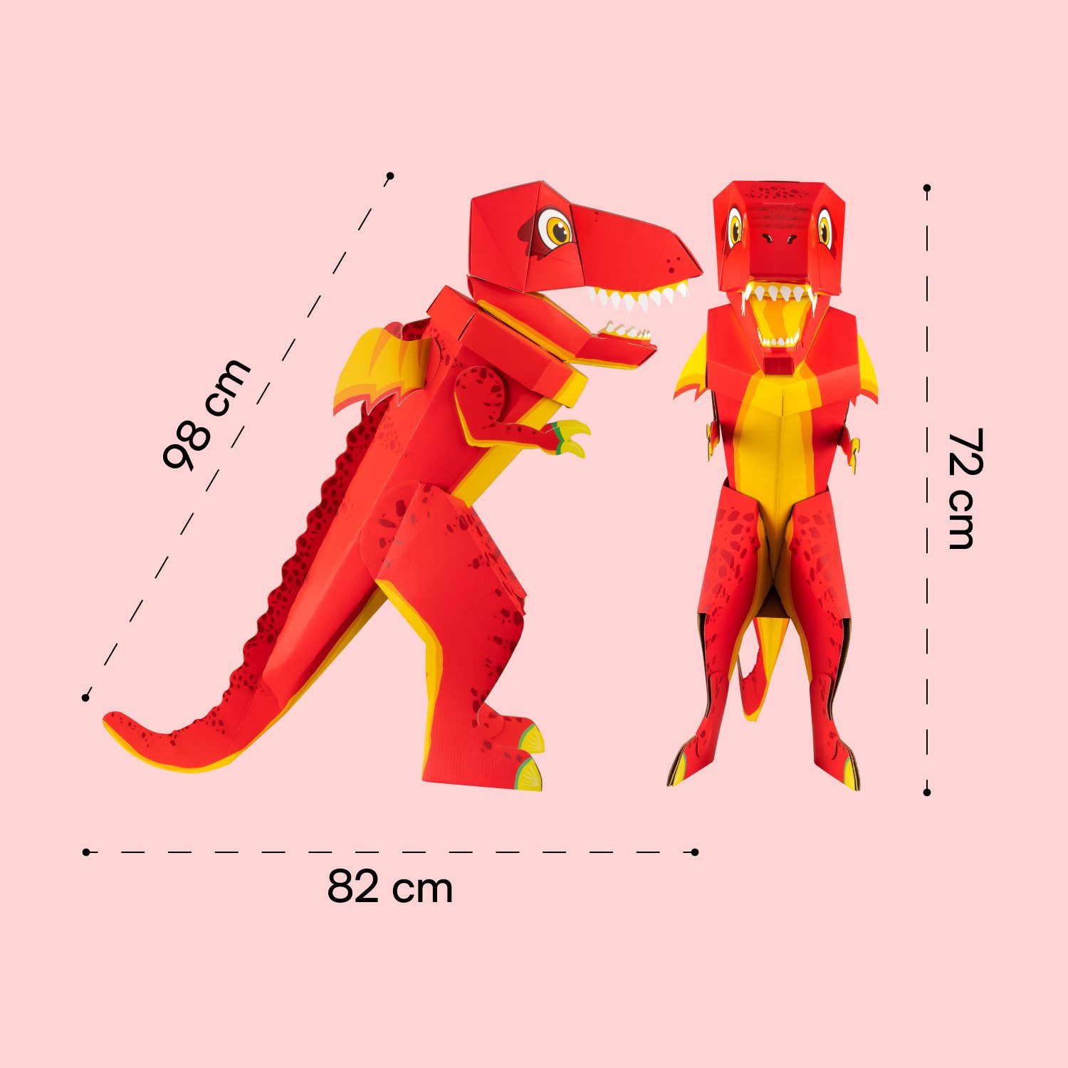 shelfmade Schultüte Schultüte zum selber basteln, Drache & Dino Schulrex, steht von selbst