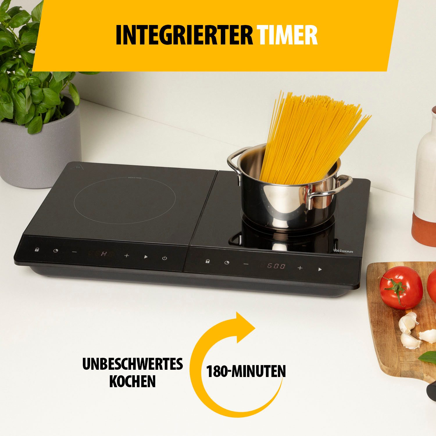 Tristar Doppel-Induktionskochplatte IK-6162 – Energieeffizient