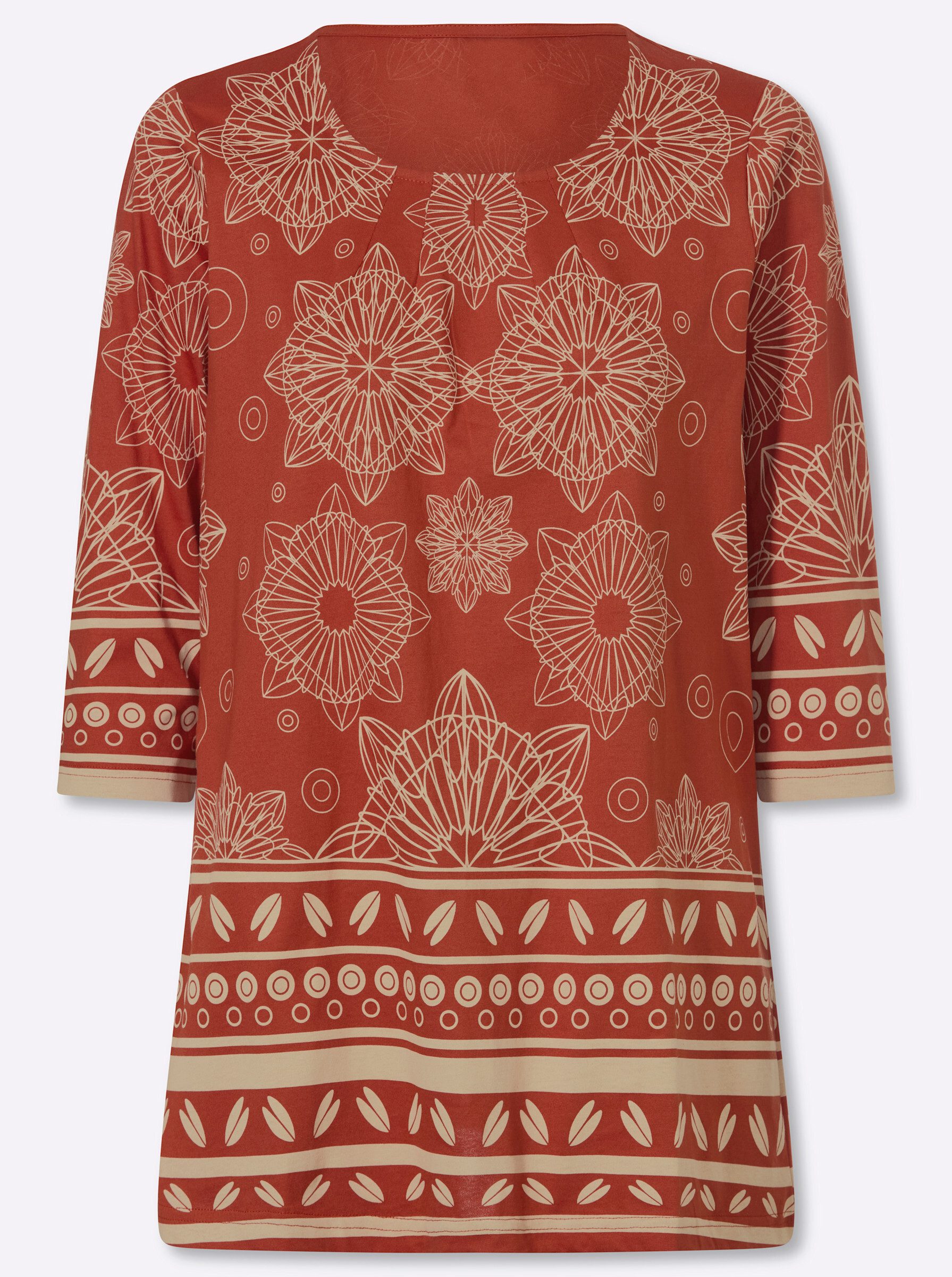 T-Shirt Longshirt 3/4-Arm
