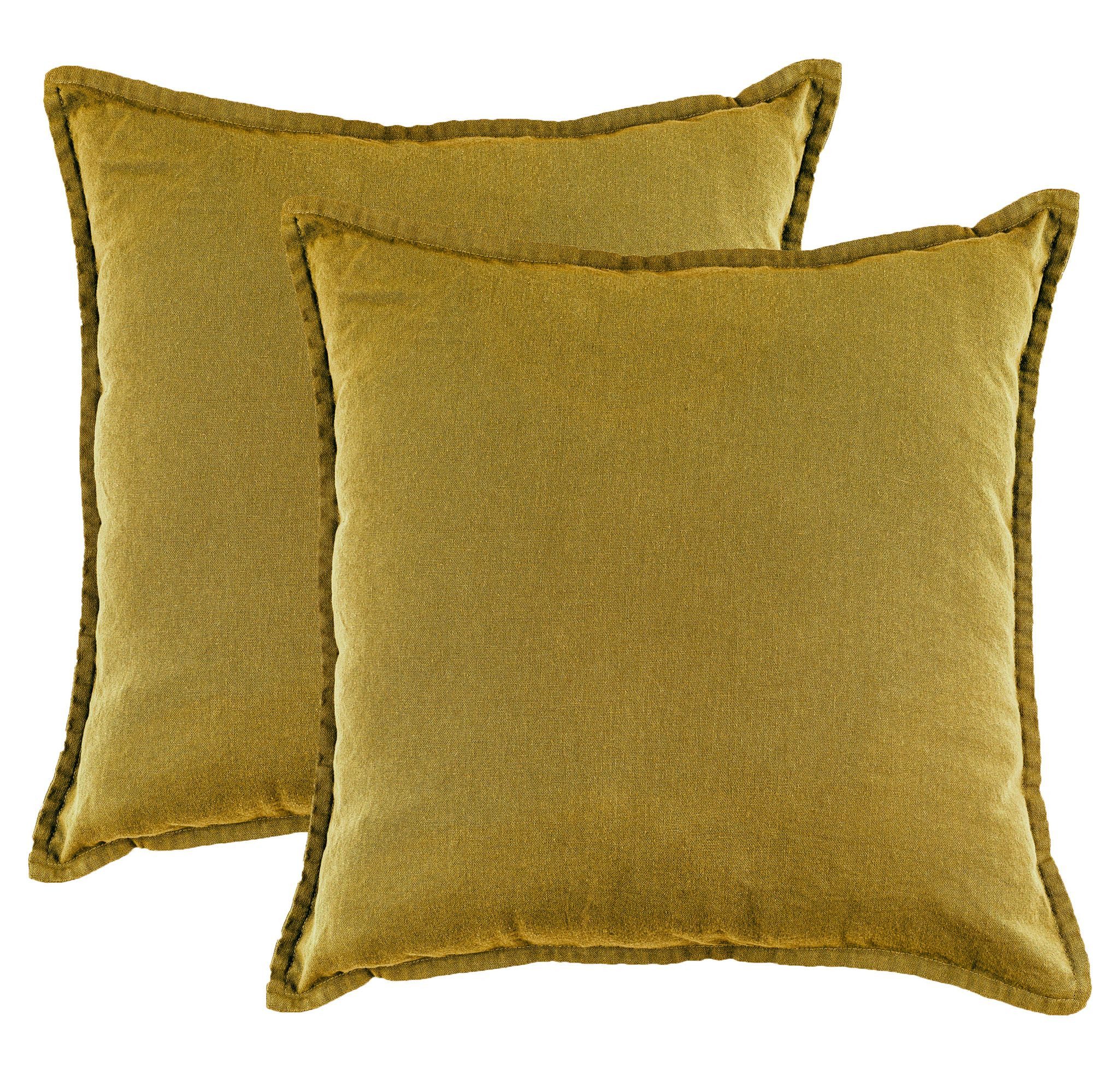 JACK Kissenbezüge 45x45cm 2er Set Kissenhülle Leinenoptik Mistral, (2 Stück günstig online kaufen