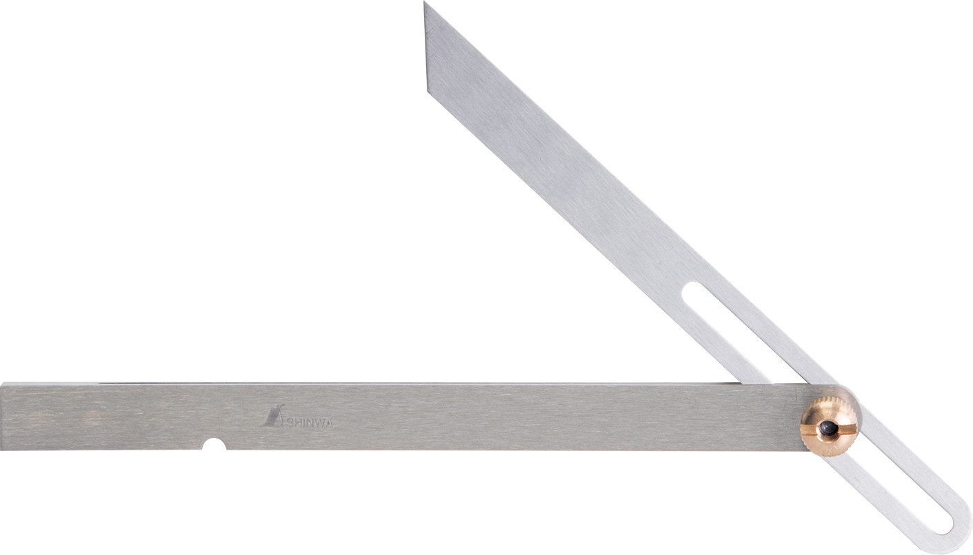 FAMEX Zimmermannswinkel 31483 Zimmerer-Schmiege 25 cm, (Konturenmesser, 1-St), Winkelmesser