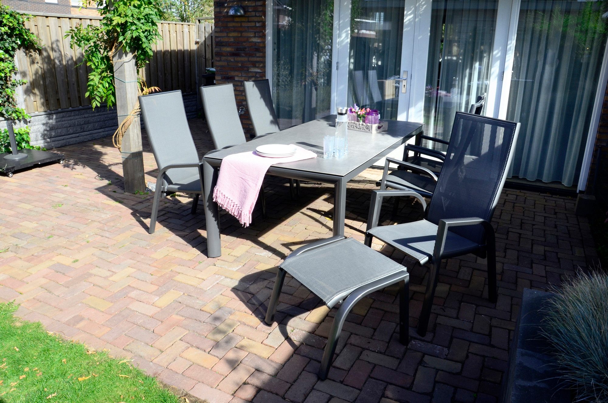 Lesli Living Gartenstuhl Lesli Living Fußhocker Mojito Negro